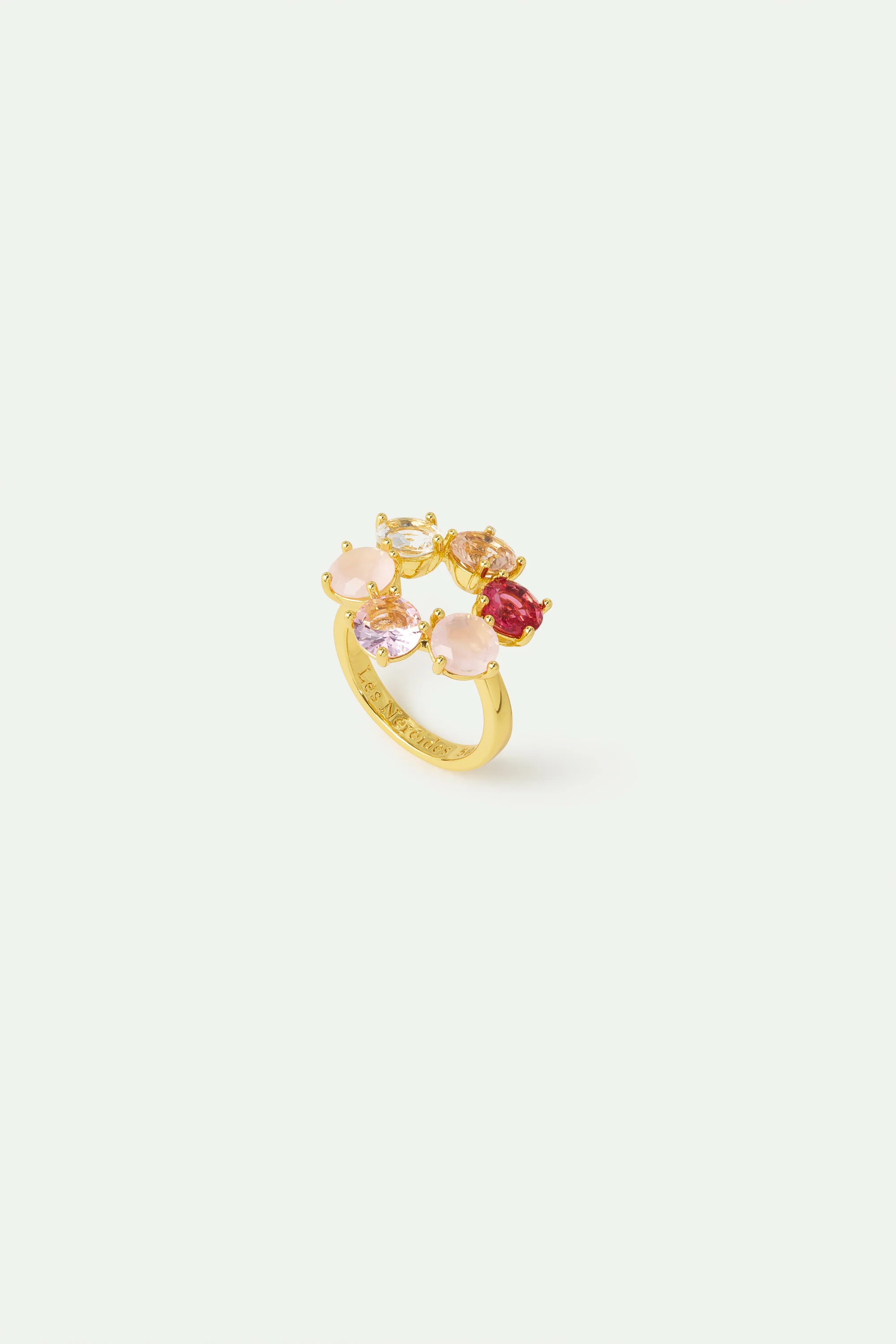 Bague 6 pierres La Diamantine Rosa Centifiola