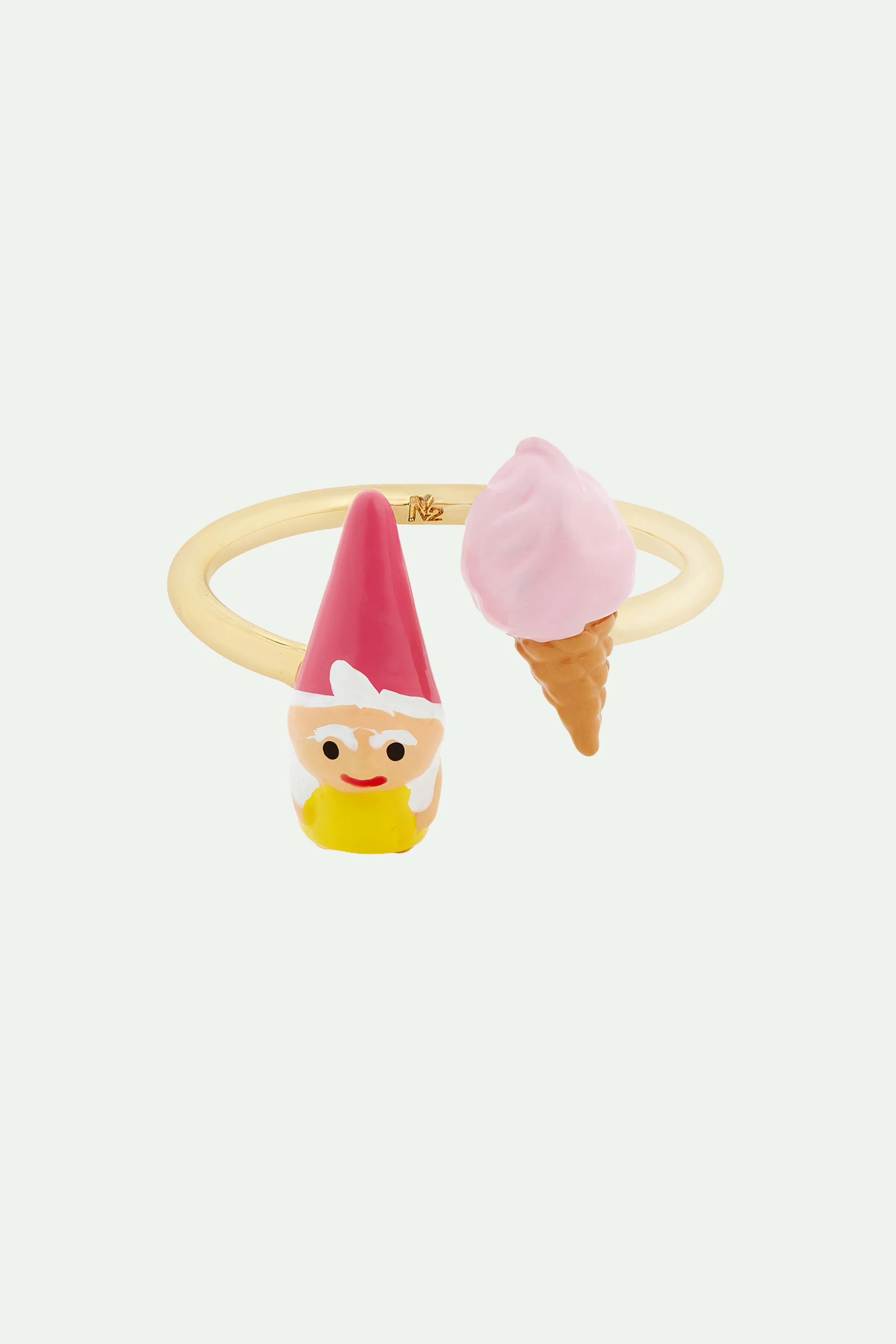Bague ajustable nain de jardin et glace à l'italienne - Image 3