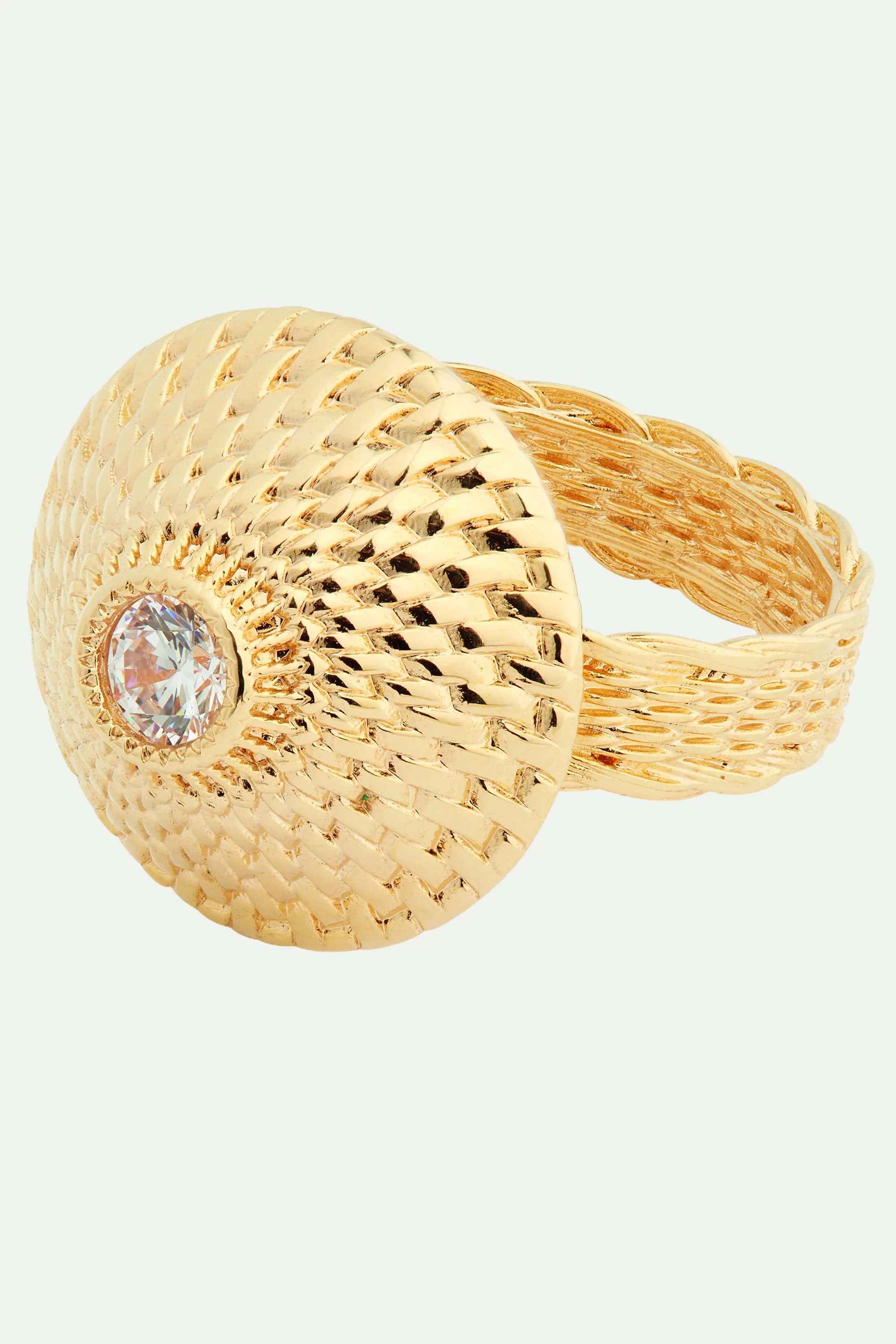 Bague cocktail osier du vanier - Image 2