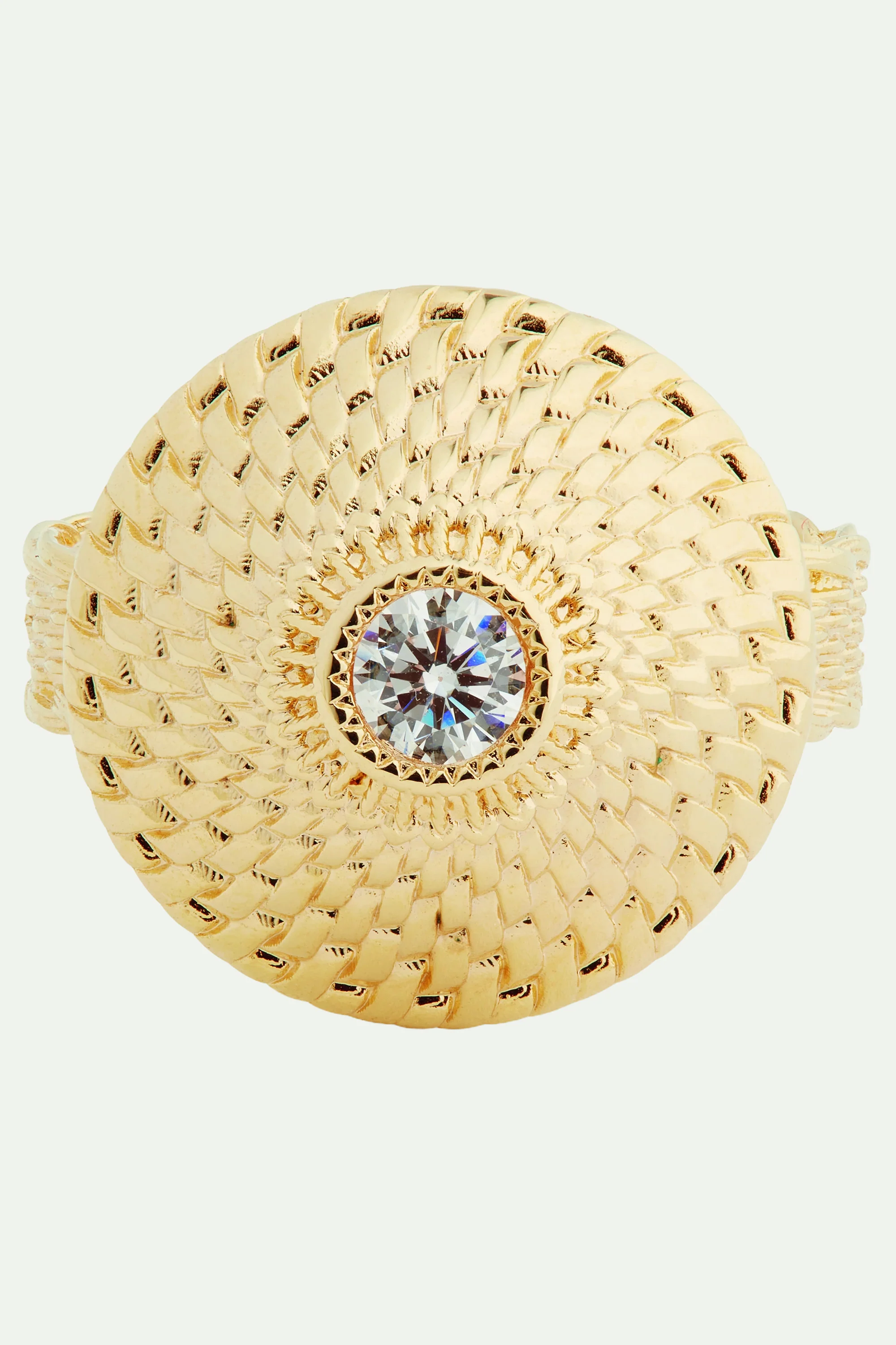 Bague cocktail osier du vanier - Image 3