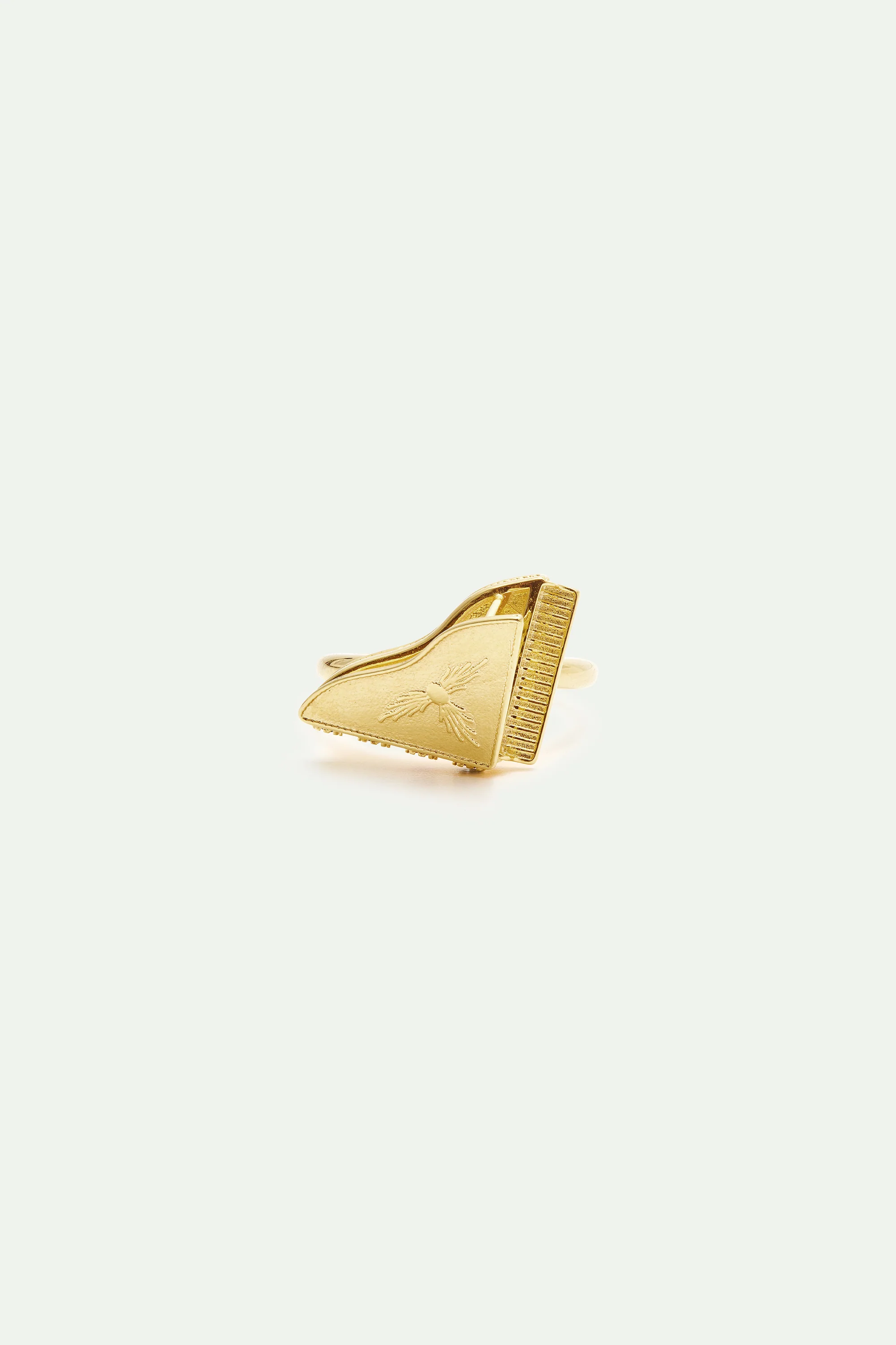 Bague piano doré - Image 3