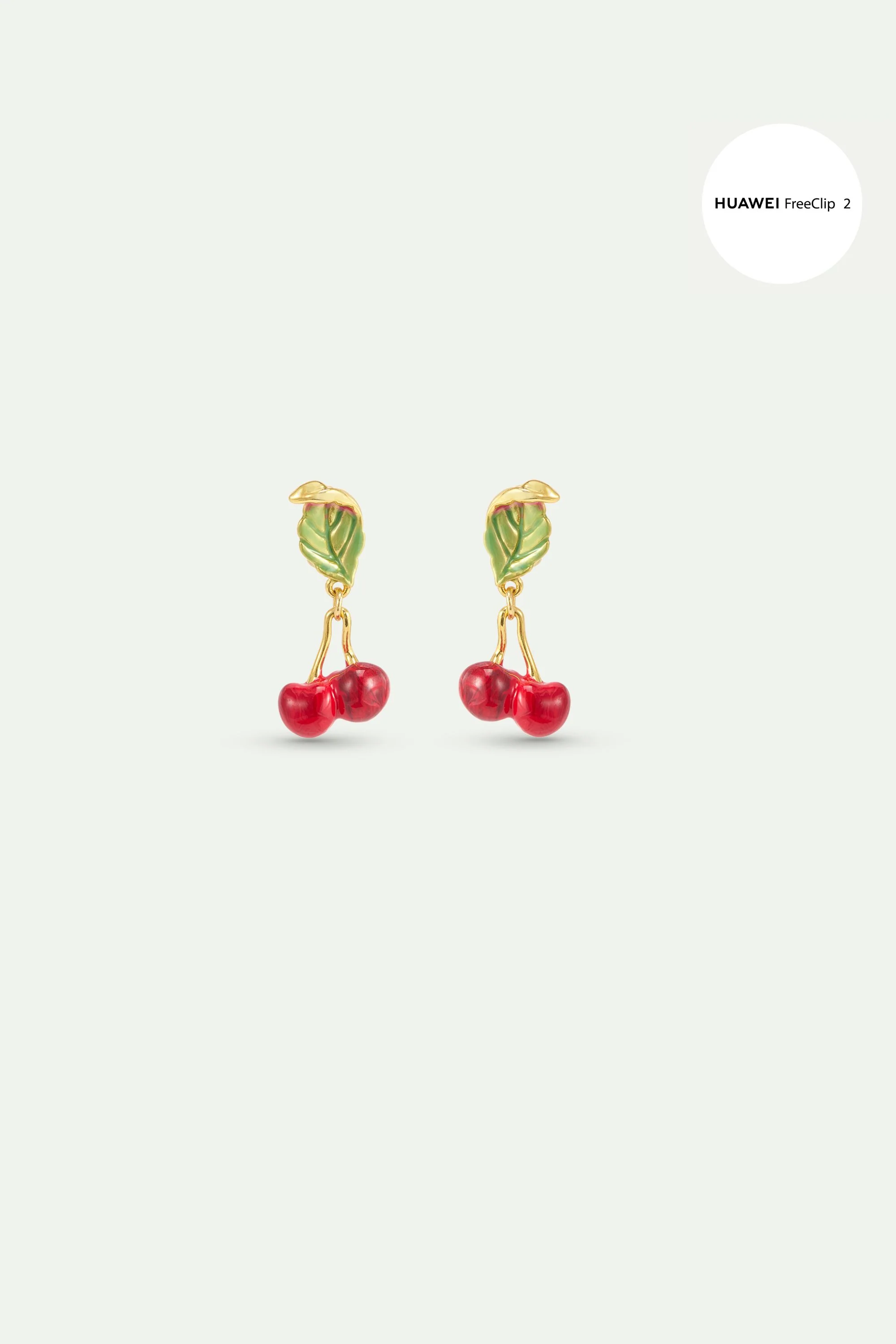 Bijoux Cerises pour écouteurs HUAWEI FreeClip 2 - Image 3