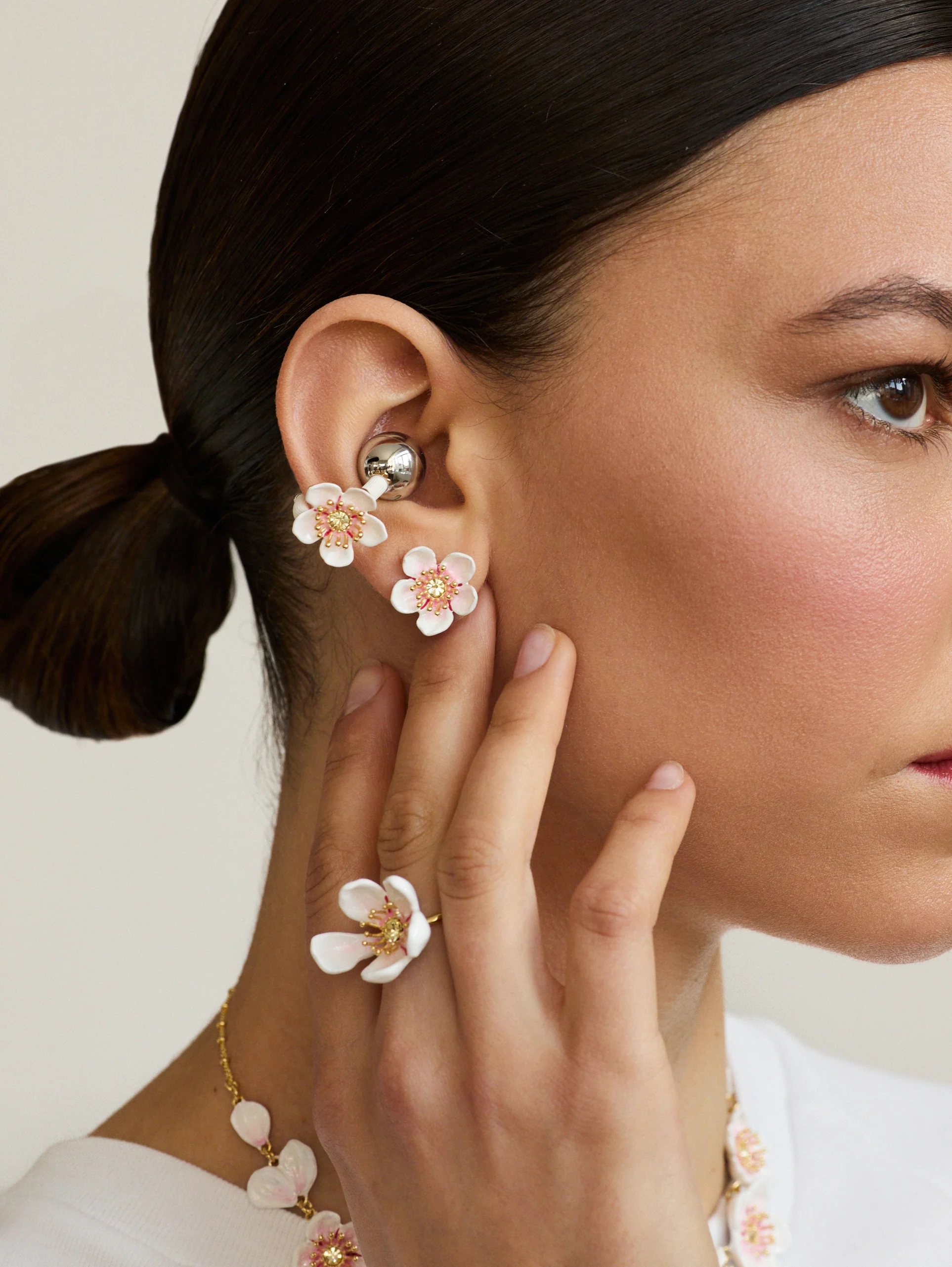 Bijoux Hanami pour écouteurs HUAWEI FreeClip 2 - Image 2