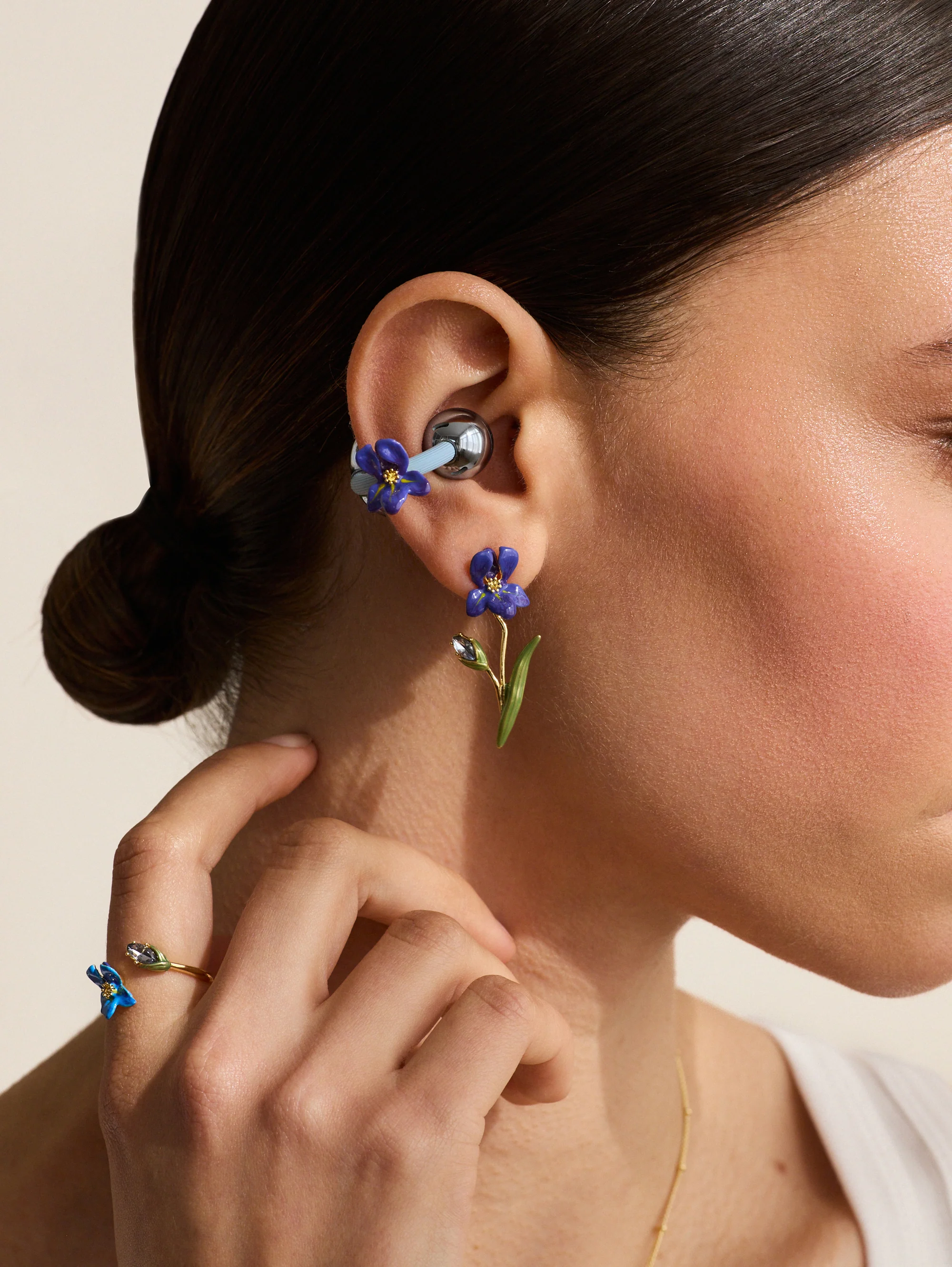 Bijoux Iris pour écouteurs HUAWEI FreeClip 2 - Image 2