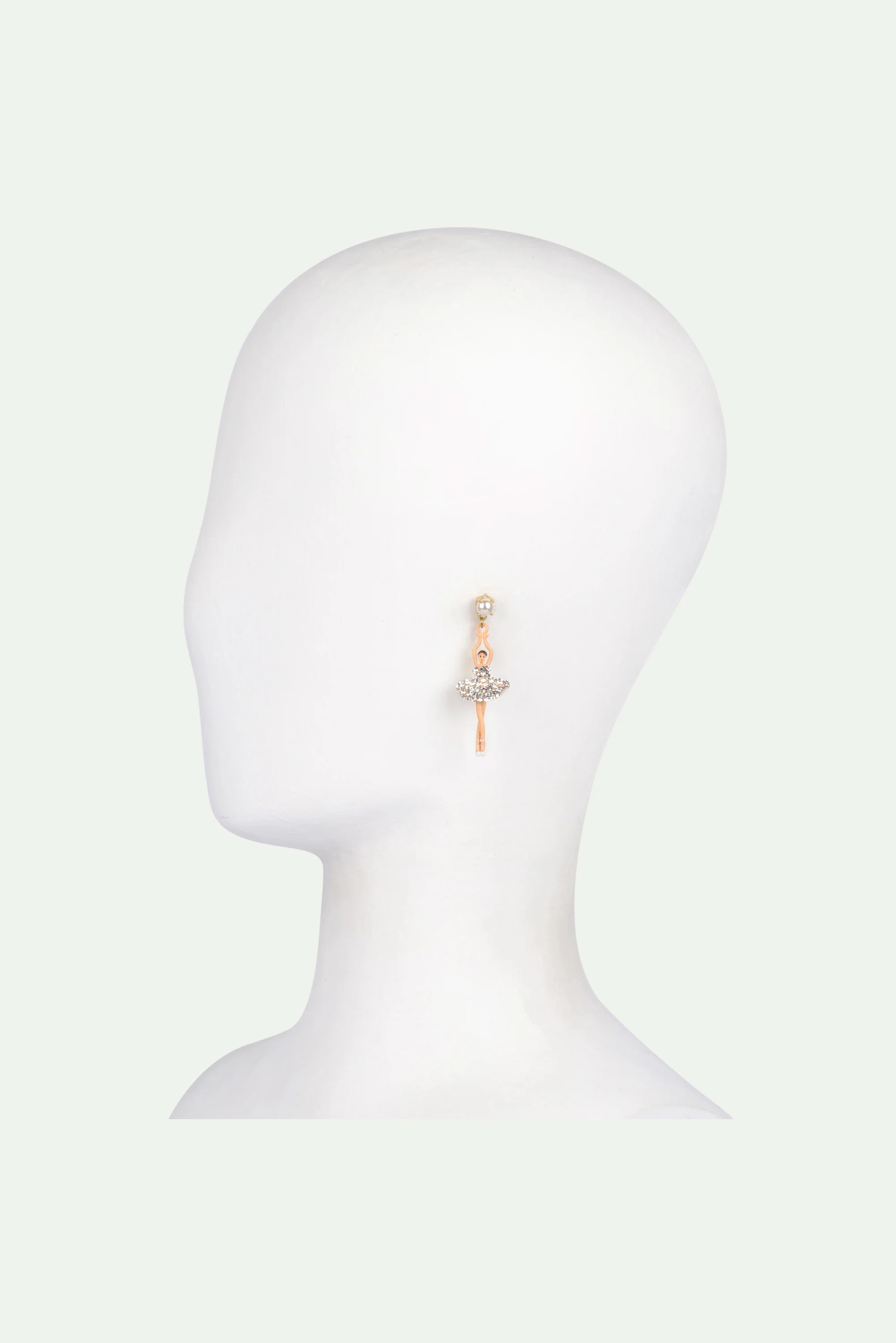 Boucles d'oreilles ballerines sur pointe cristal - Image 3