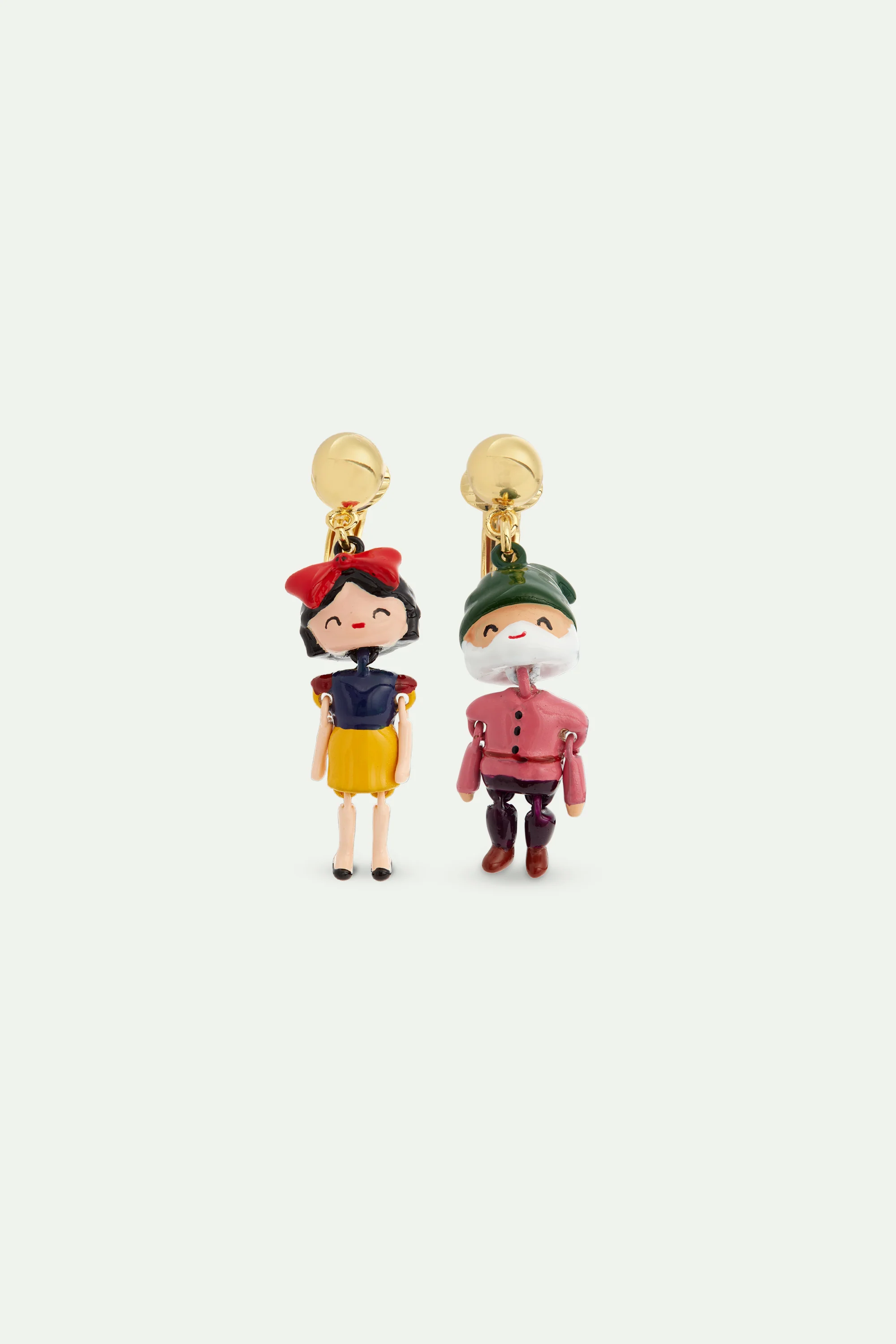 Boucles d'oreilles Blanche-Neige et nain - Image 3