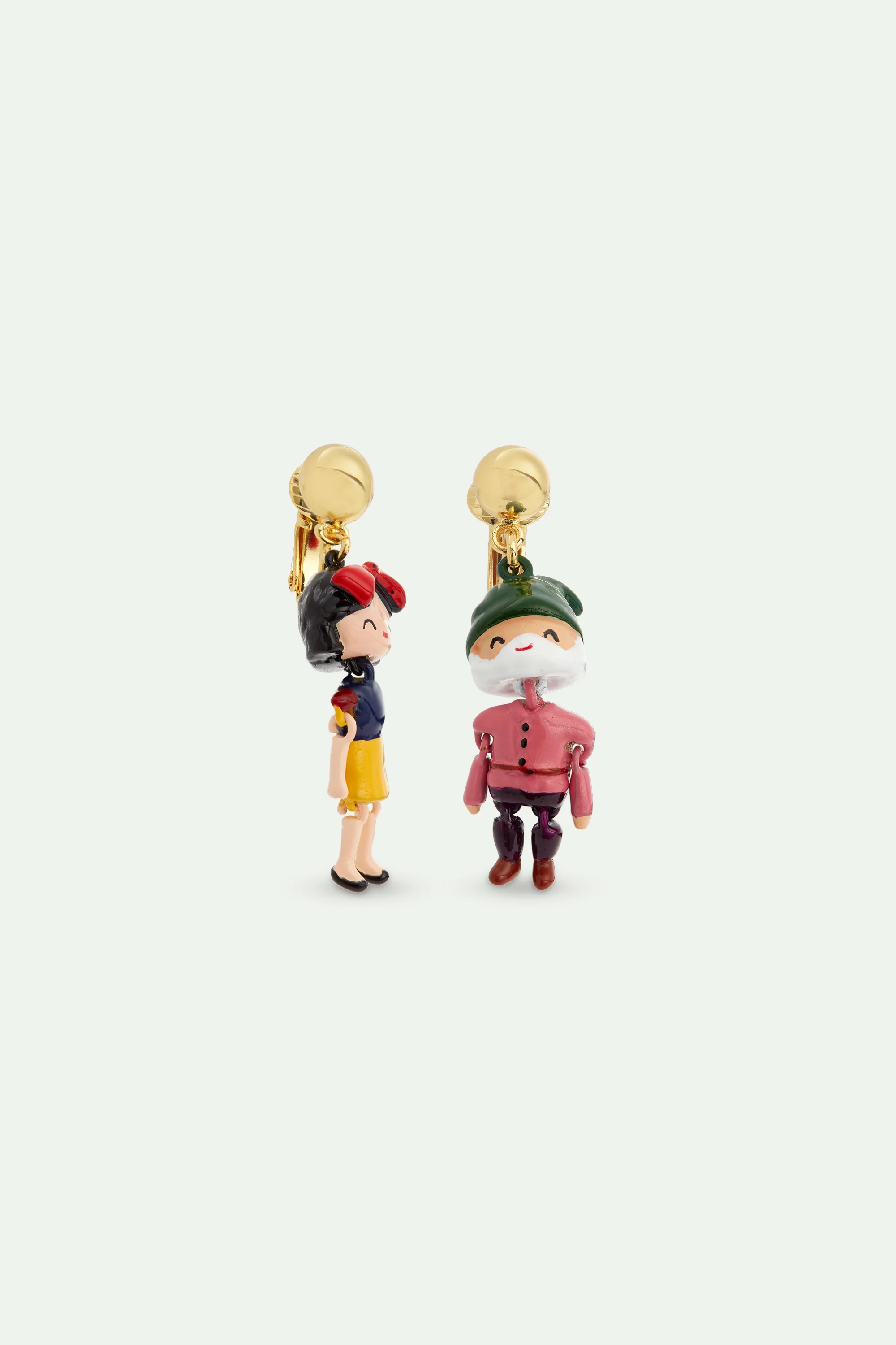 Boucles d'oreilles Blanche-Neige et nain - Image 4