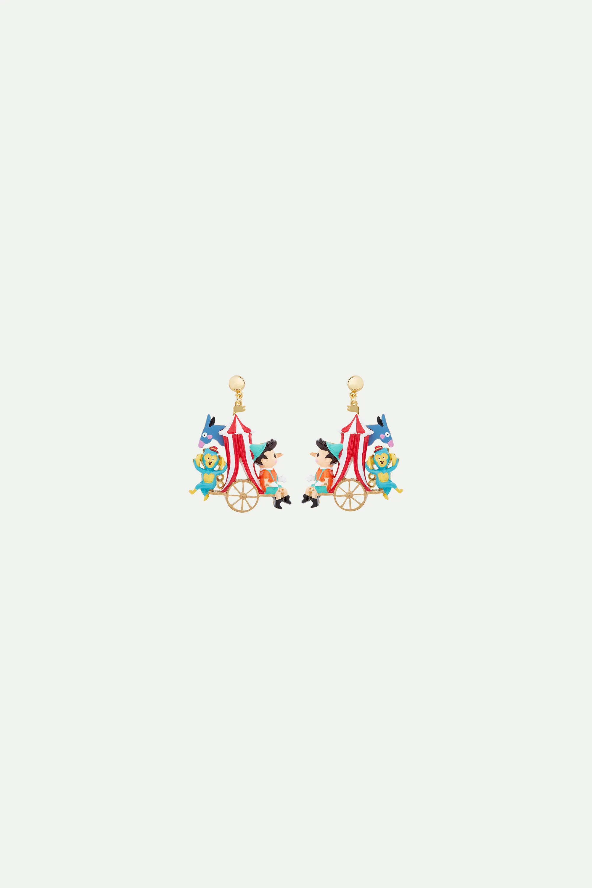 Boucles d'oreilles chapiteau ambulant