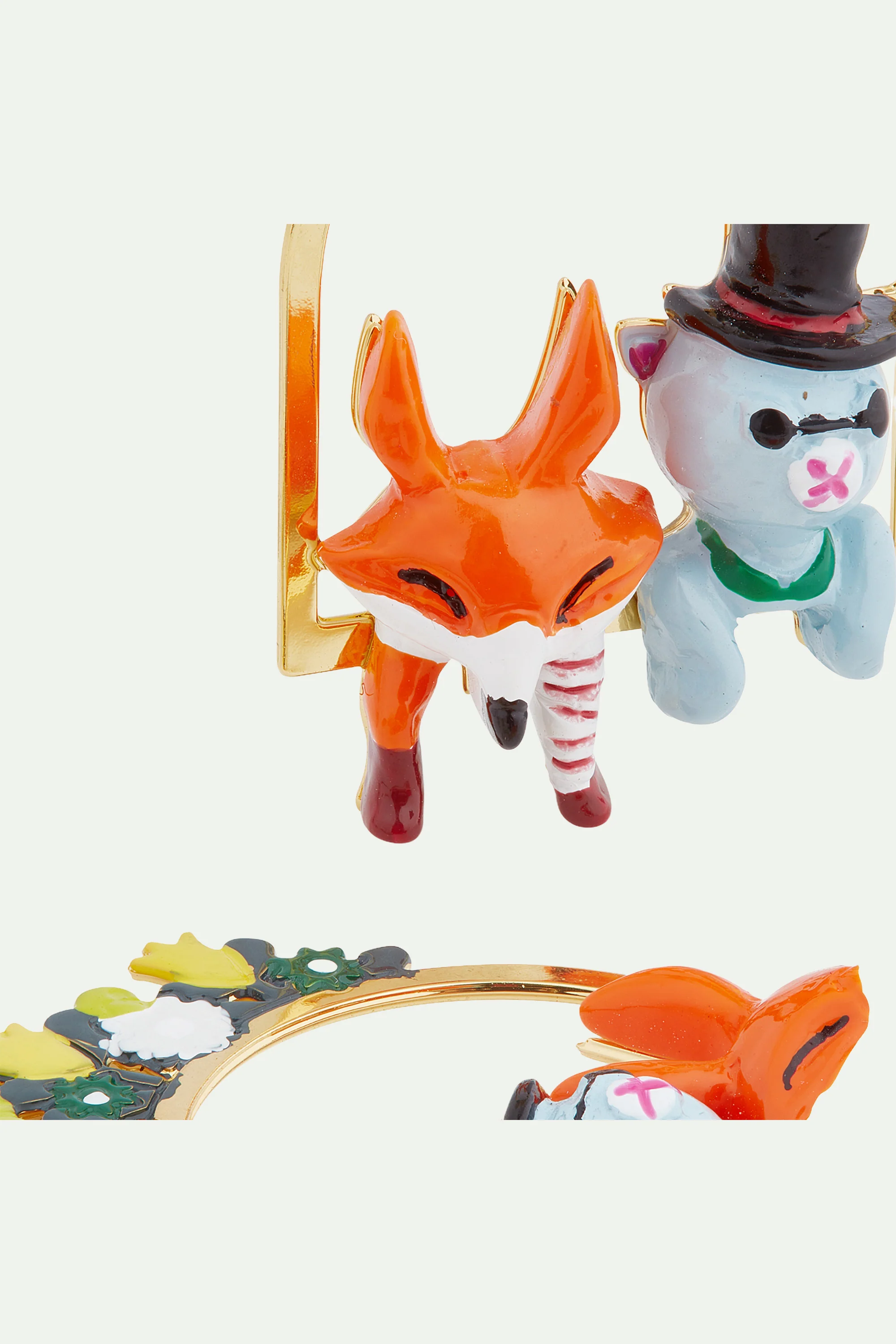 Boucles d'oreilles chat et renard - Image 3