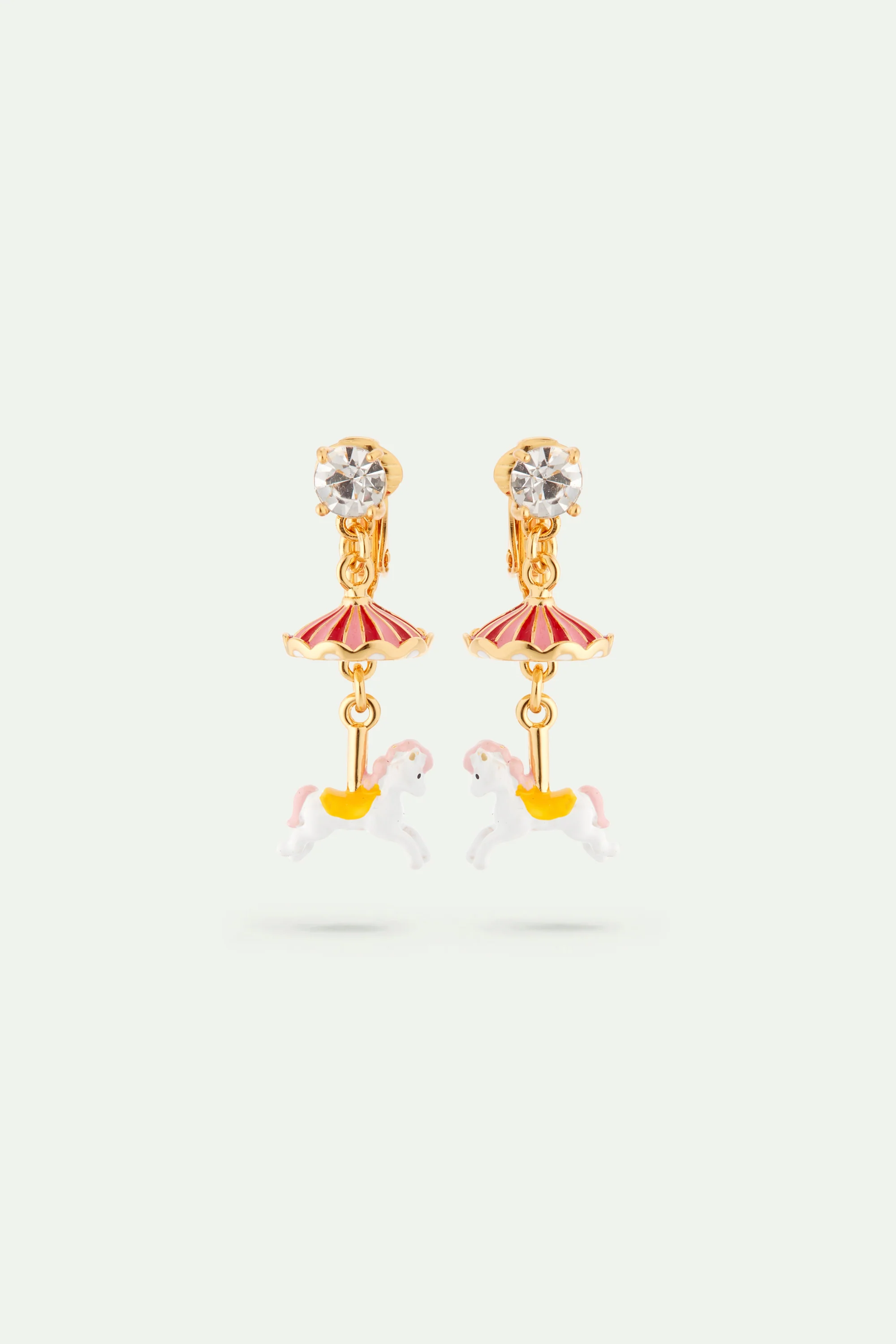 Boucles d'oreilles cheval de carrousel - Image 3