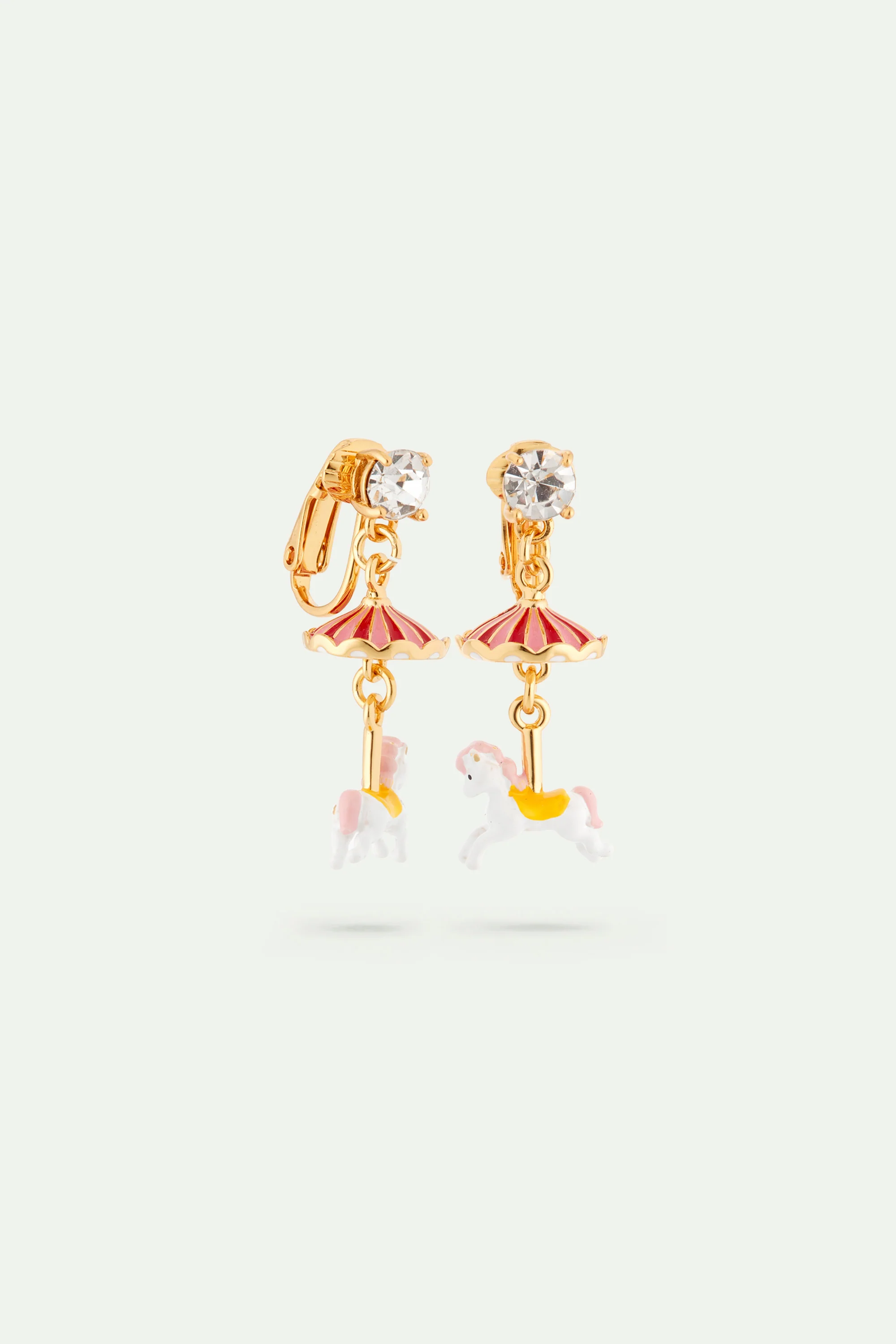 Boucles d'oreilles cheval de carrousel - Image 4