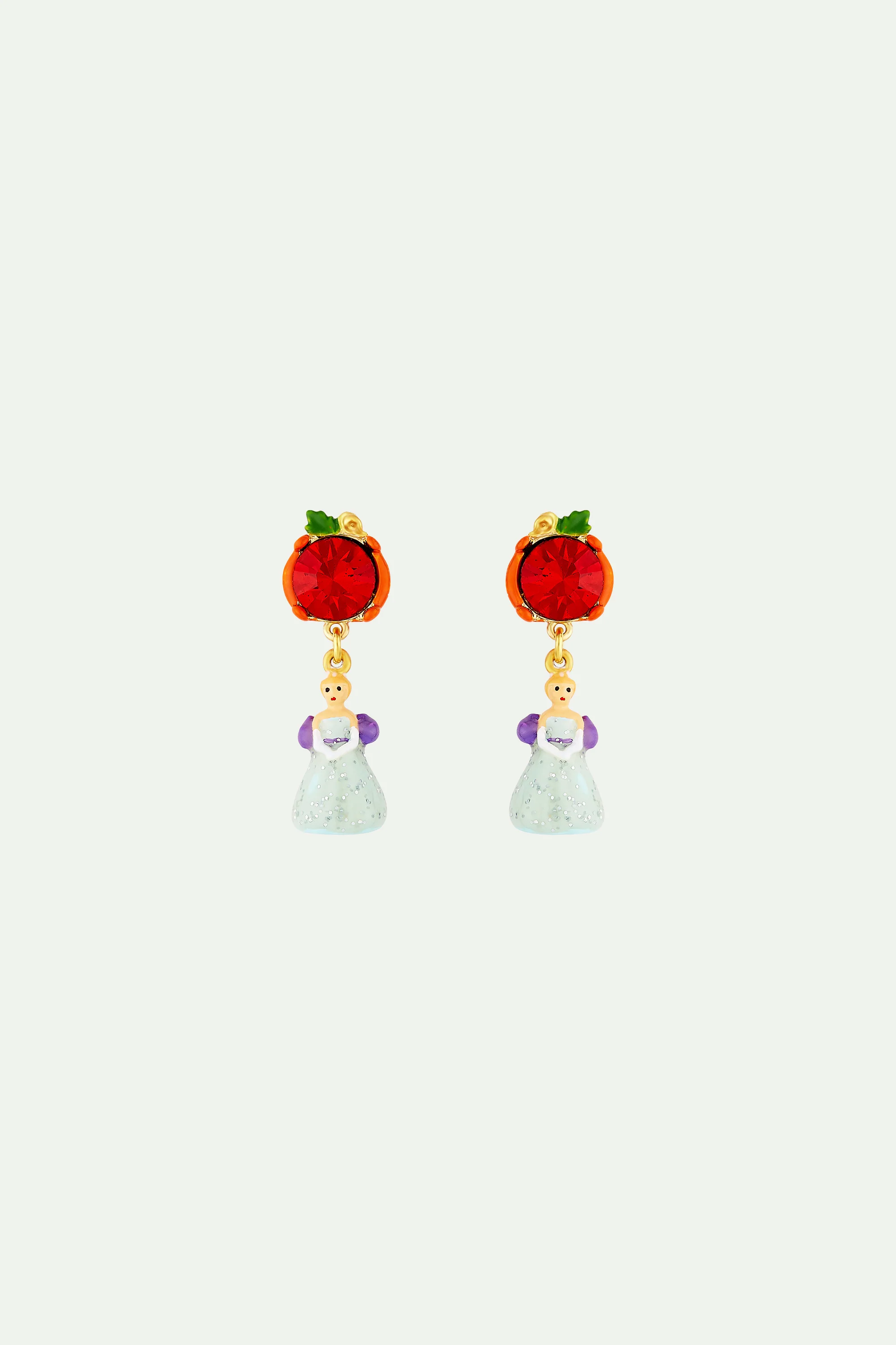 Boucles d'oreilles citrouille et cendrillon