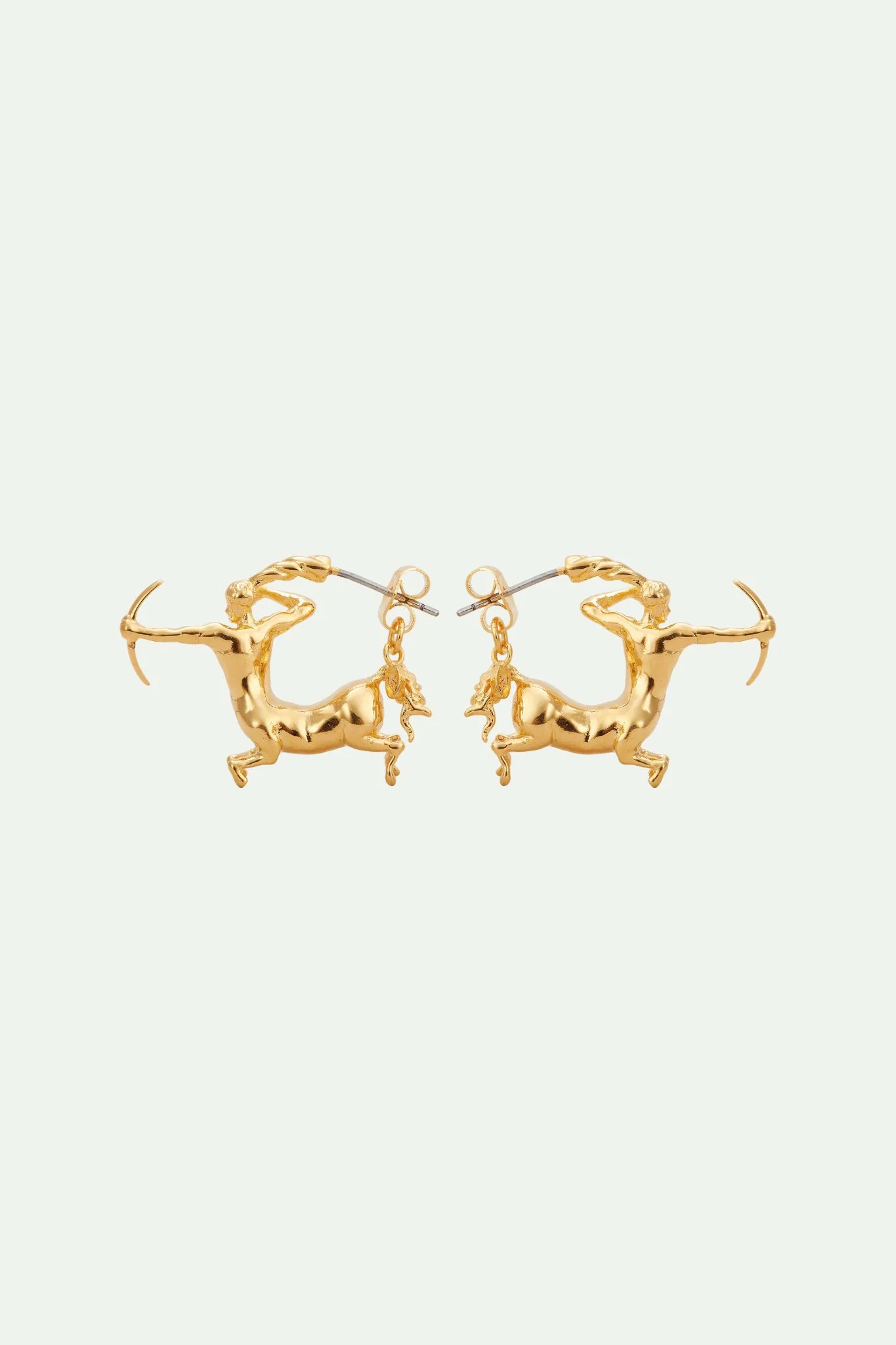 Boucles d'oreilles créoles signe astrologique sagittaire