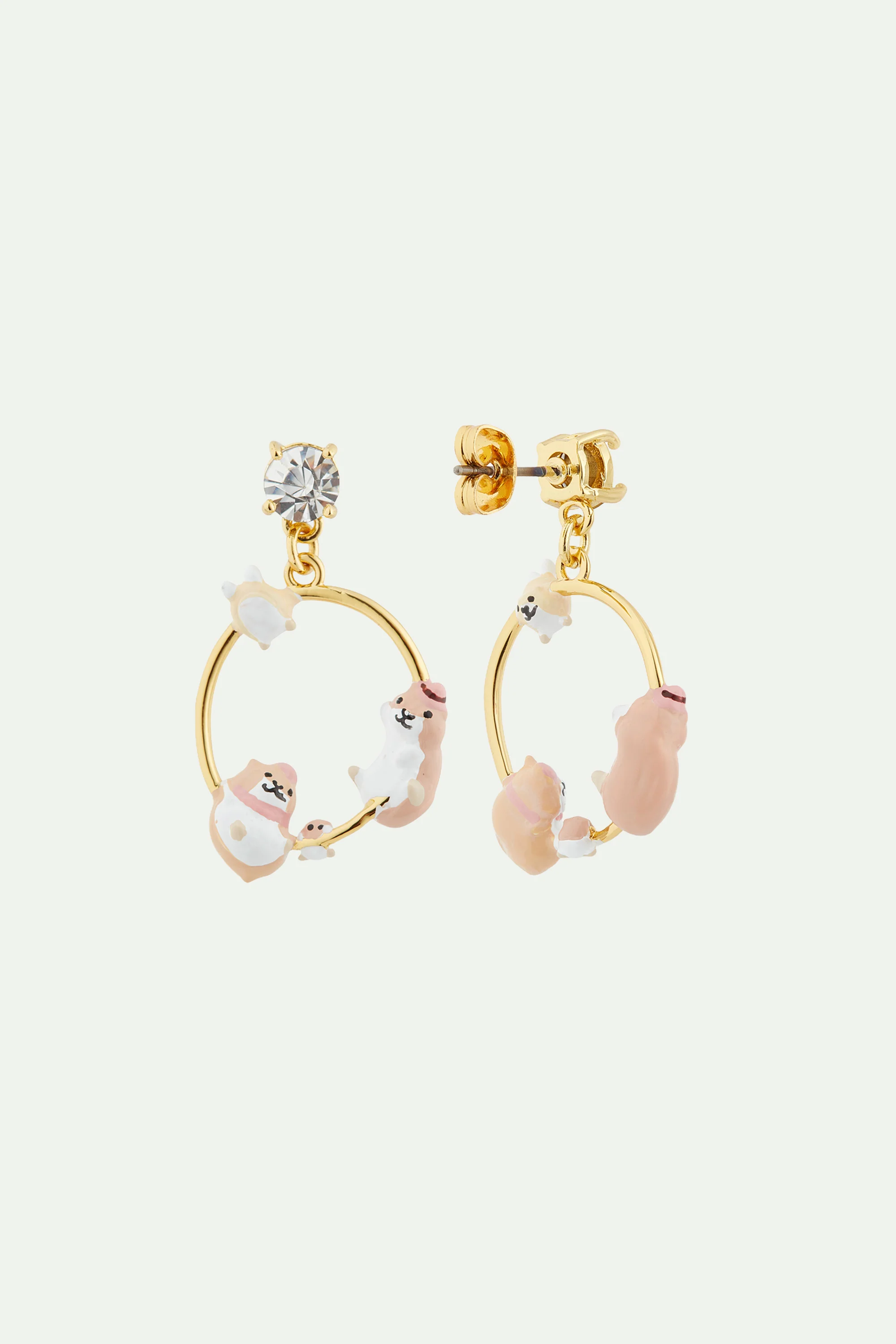 Boucles d'oreilles famille hamsters - Image 3