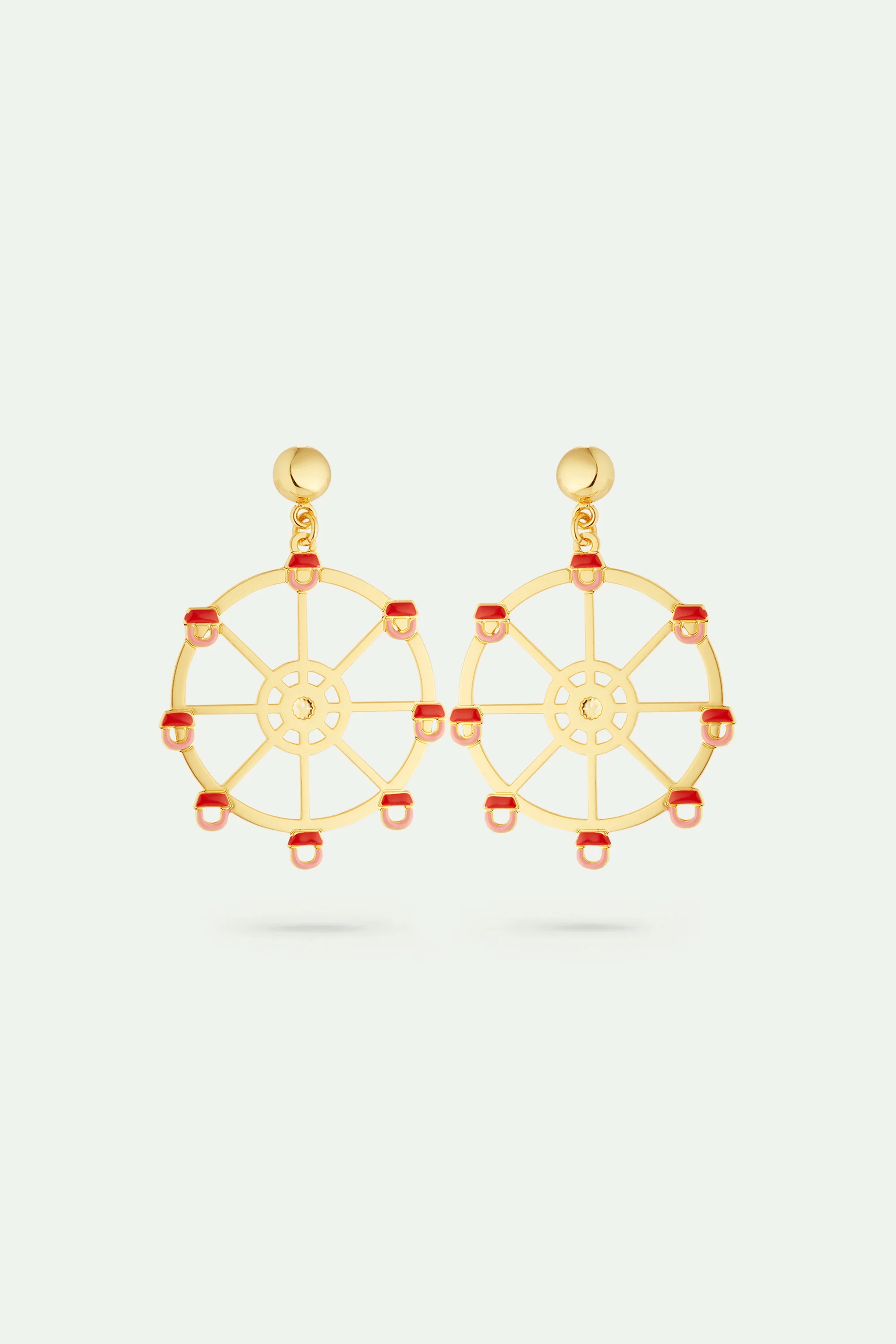 Boucles d'oreilles grande roue