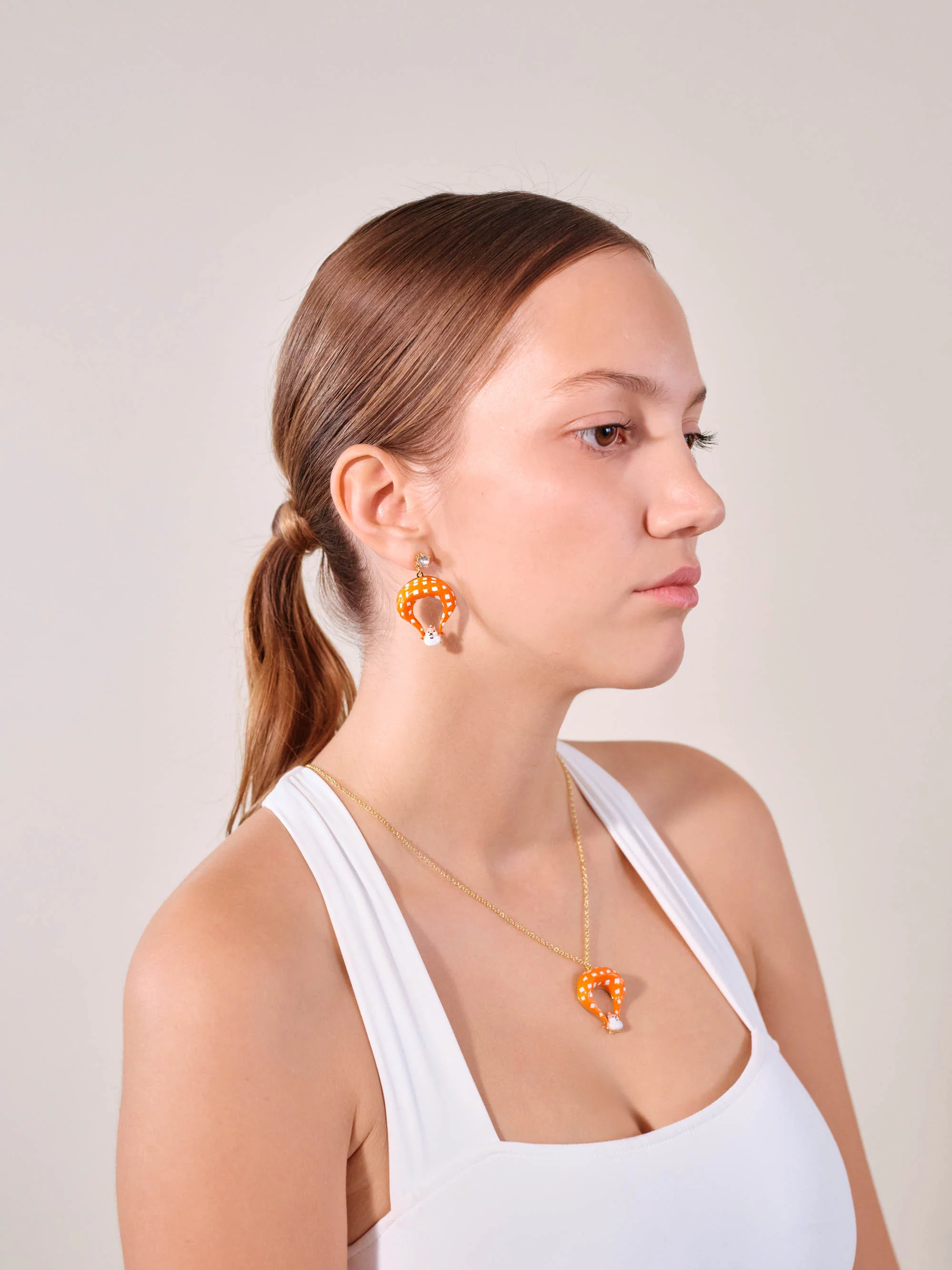 Boucles d'oreilles hamster parachutiste - Image 2