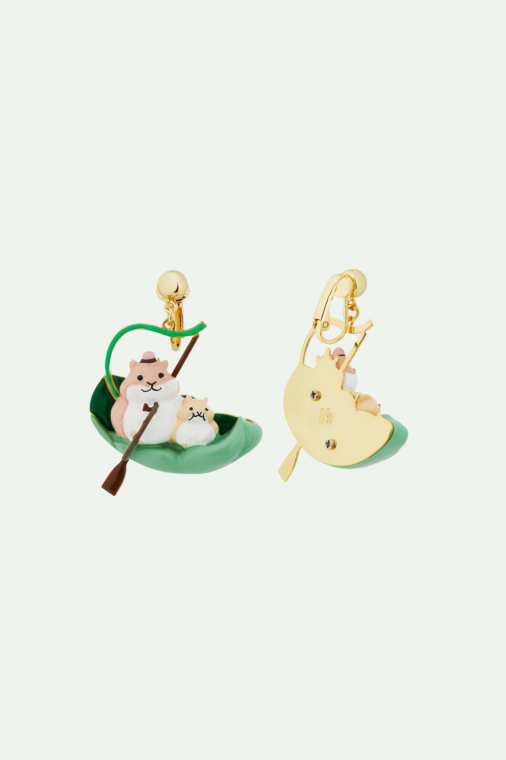 Boucles d'oreilles hamsters explorateurs - Image 5