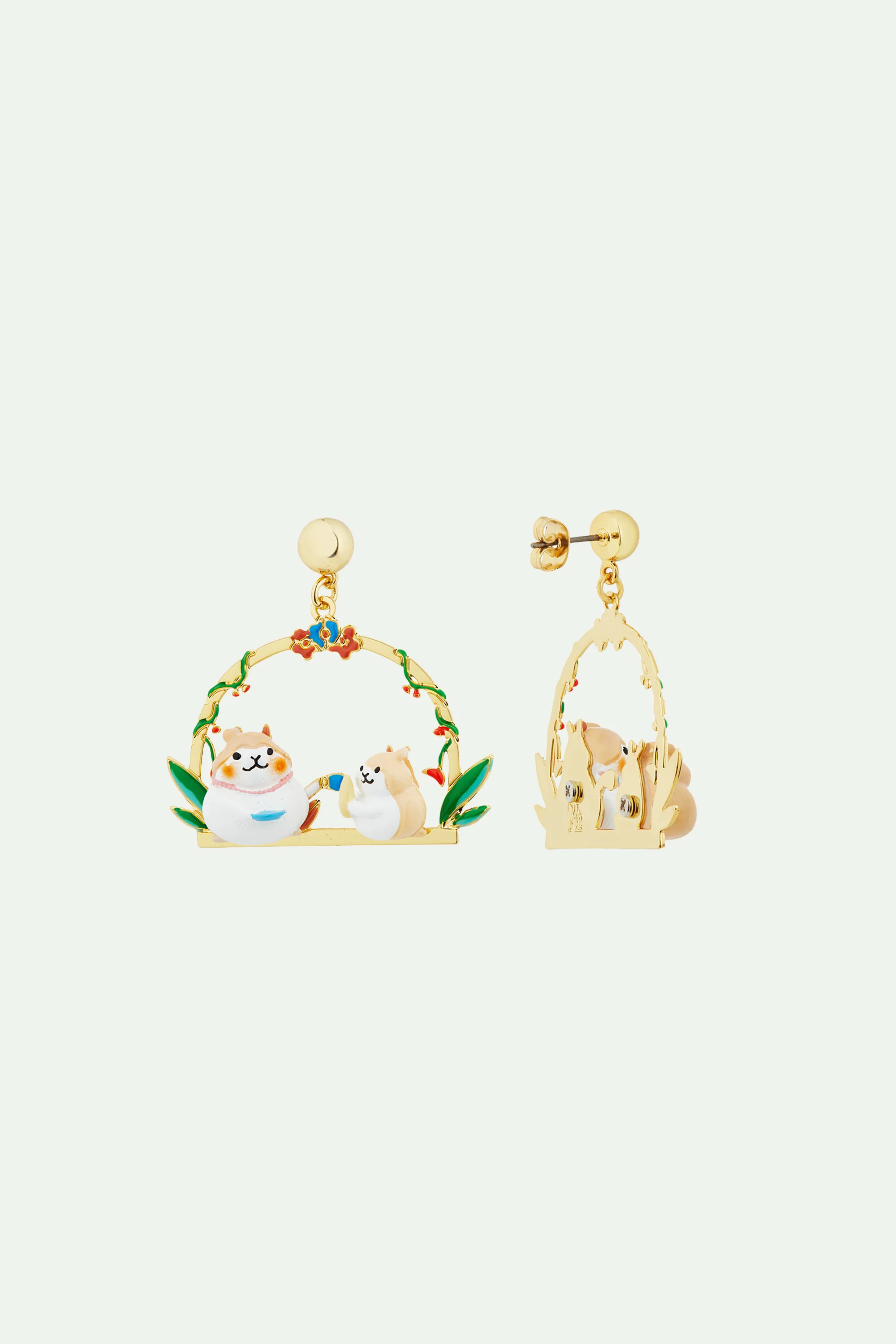 Boucles d'oreilles hamsters gourmands - Image 3