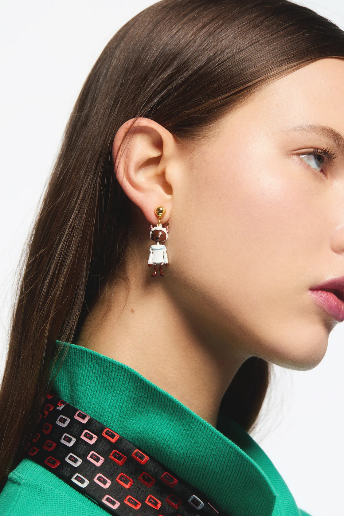Boucles d'oreilles Le Petit Chaperon rouge et le Loup - Image 4