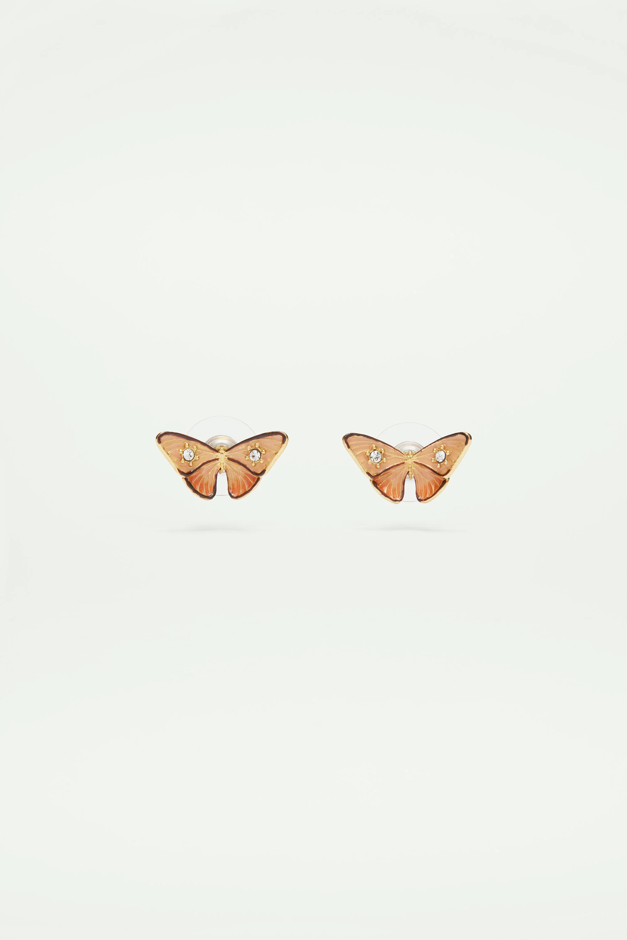 Boucles d'oreilles papillon et pierres