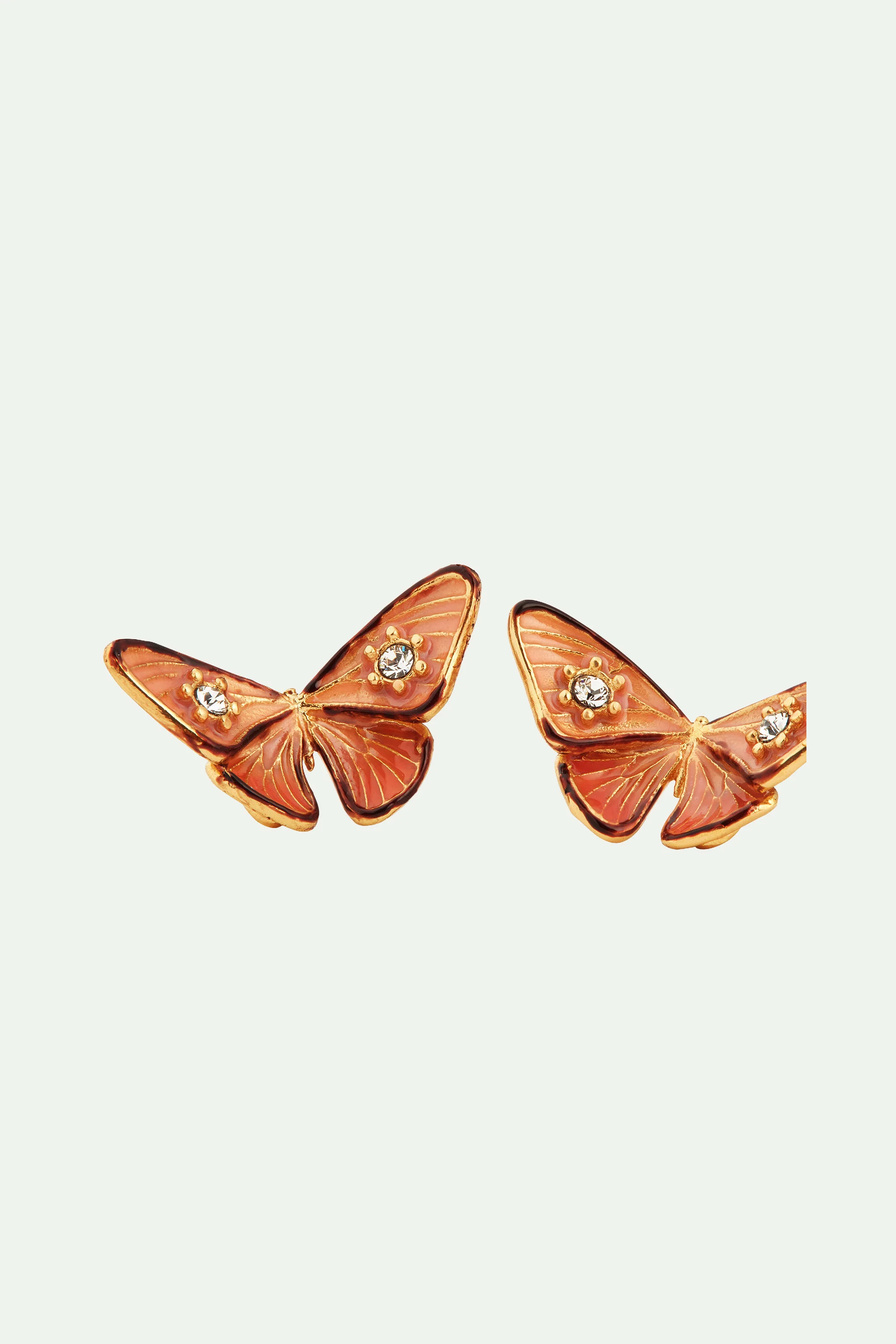 Boucles d'oreilles papillon et pierres - Image 4