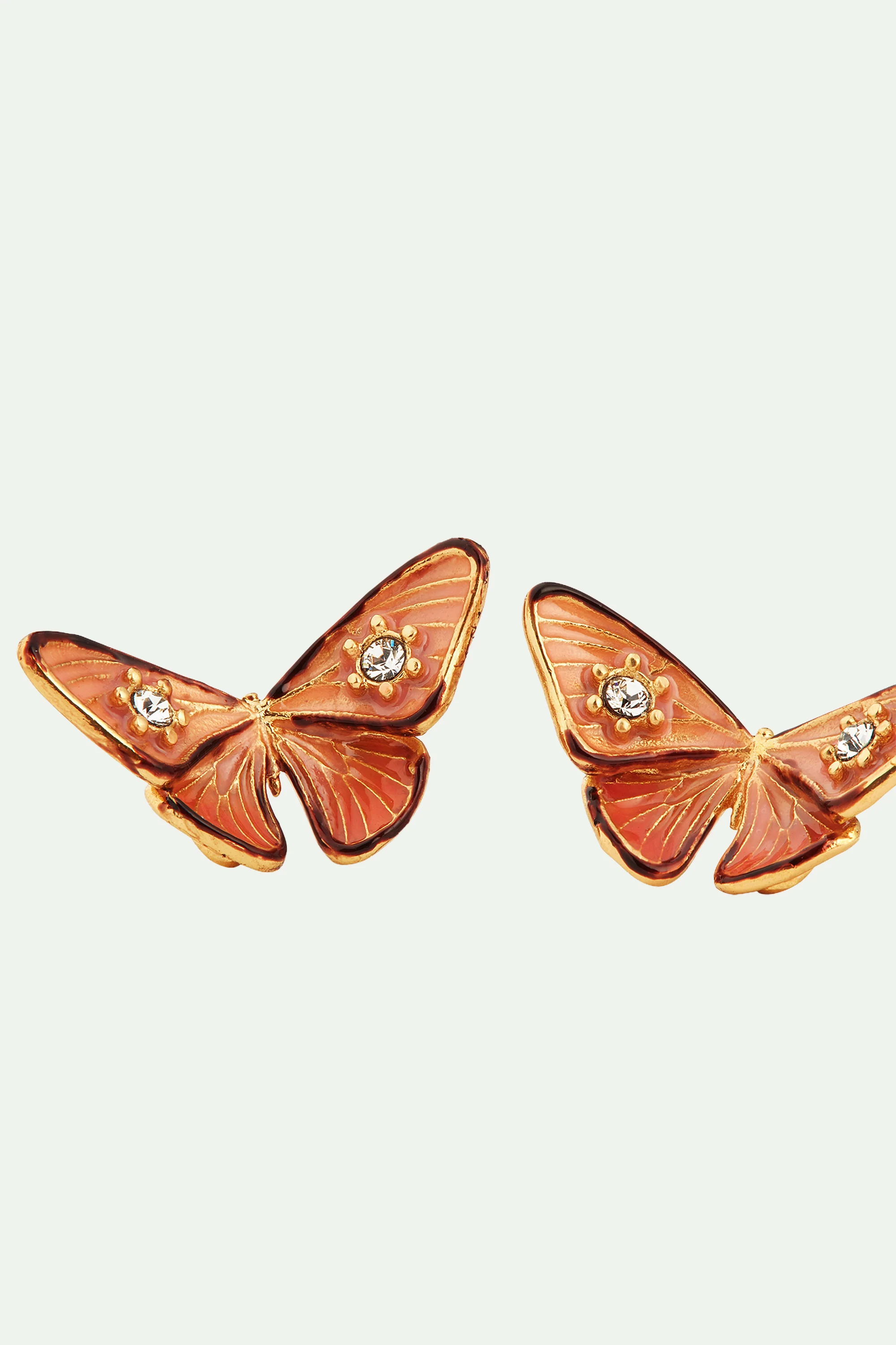 Boucles d'oreilles papillon et pierres - Image 5