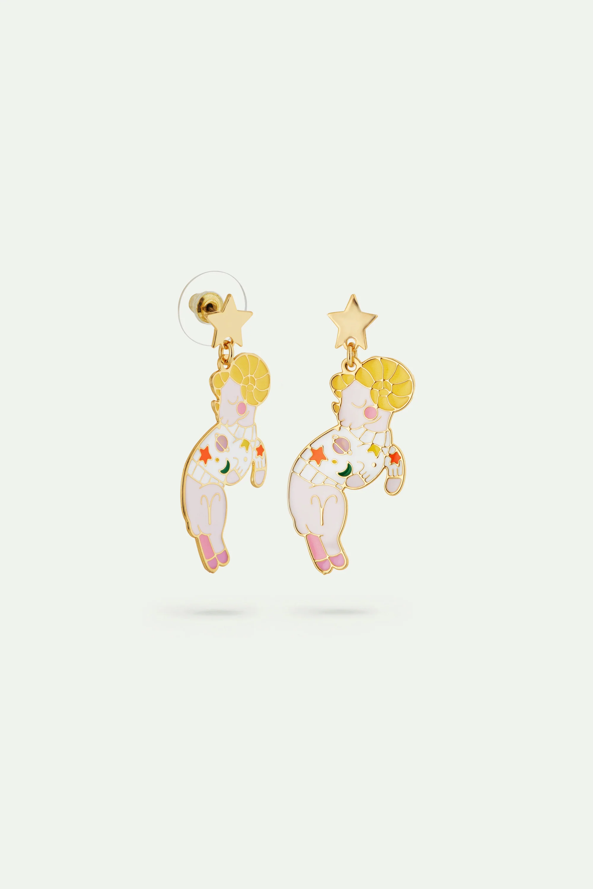 Boucles d'oreilles signe astrologique du bélier - Image 2