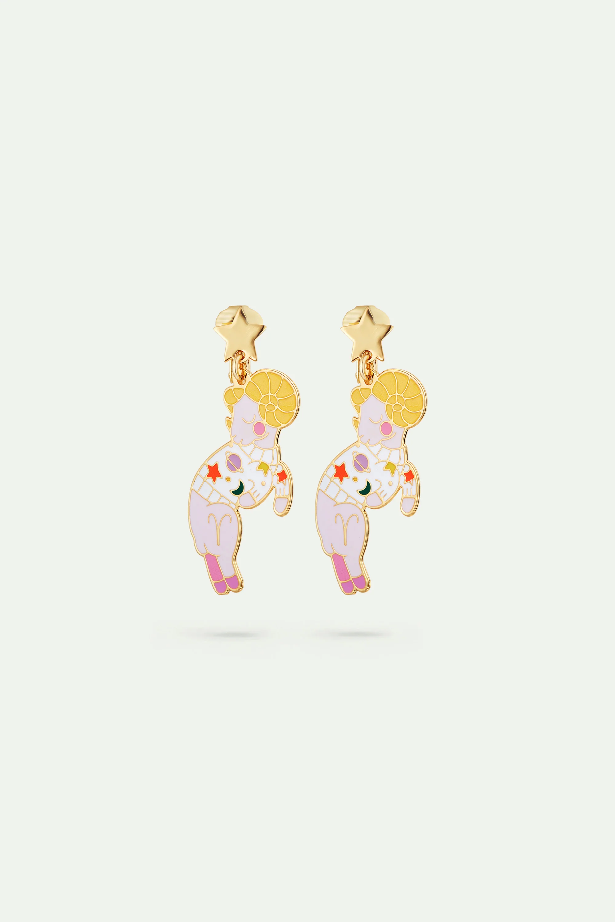 Boucles d'oreilles signe astrologique du bélier - Image 3