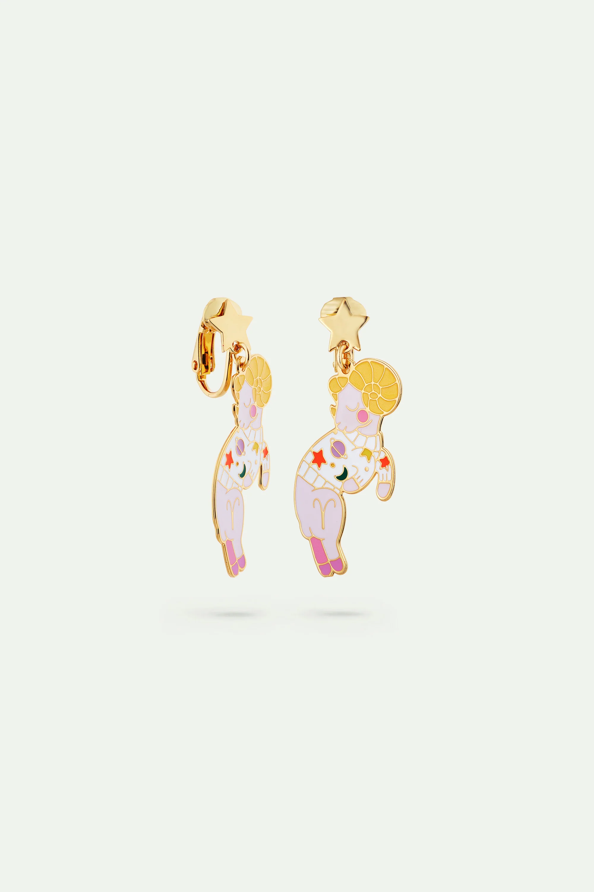 Boucles d'oreilles signe astrologique du bélier - Image 4