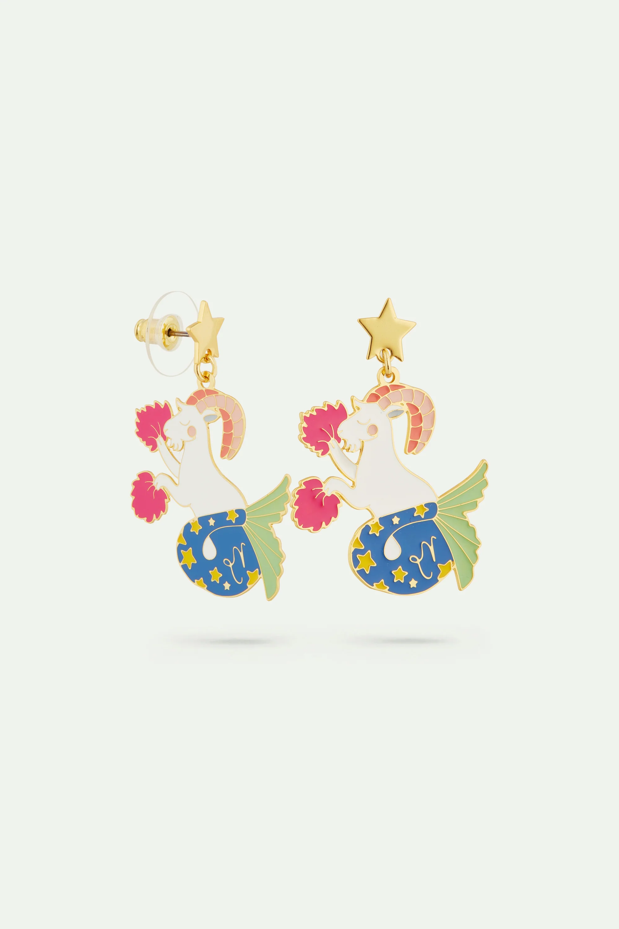 Boucles d'oreilles signe astrologique du capricorne - Image 2