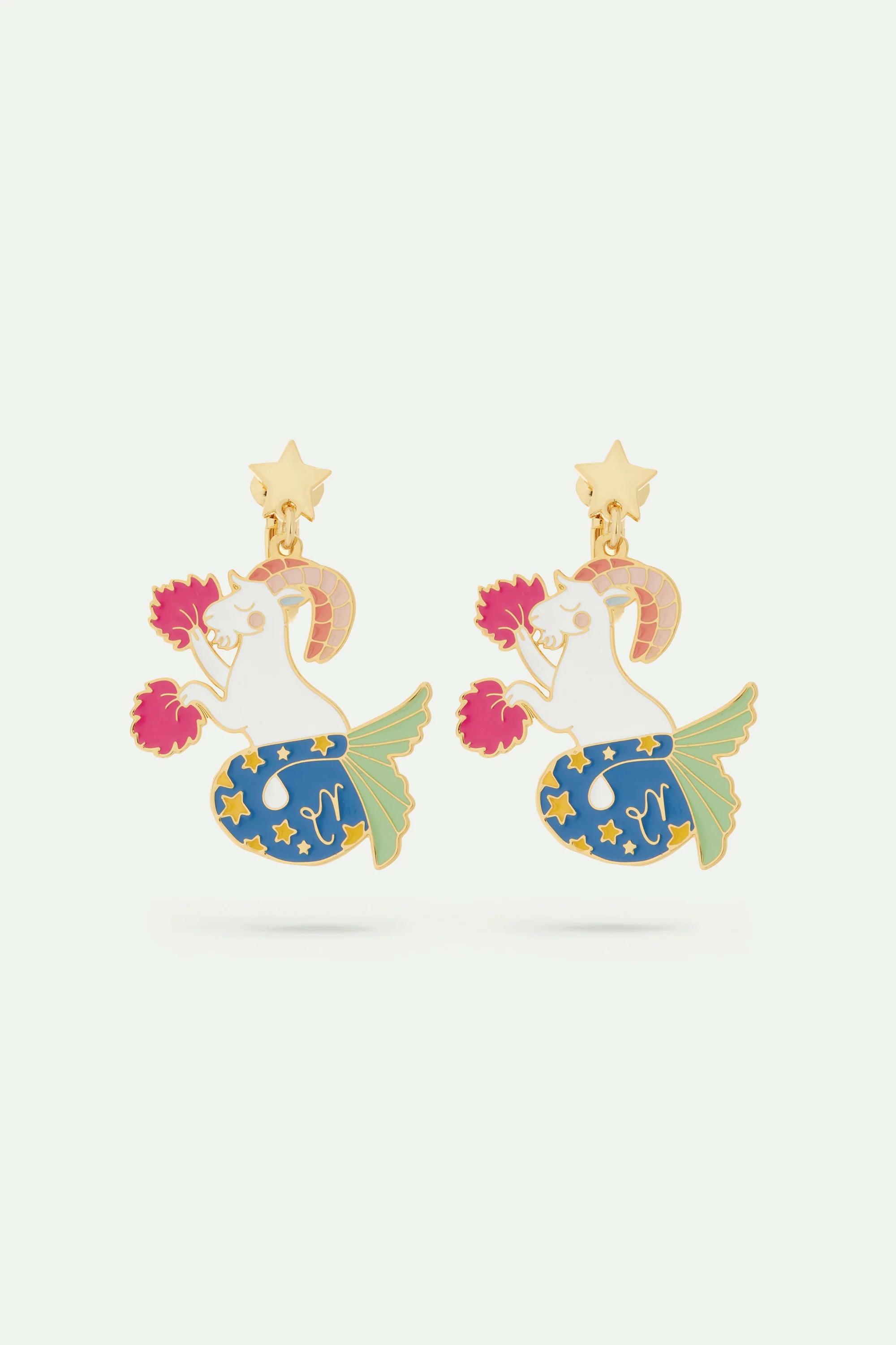Boucles d'oreilles signe astrologique du capricorne - Image 3