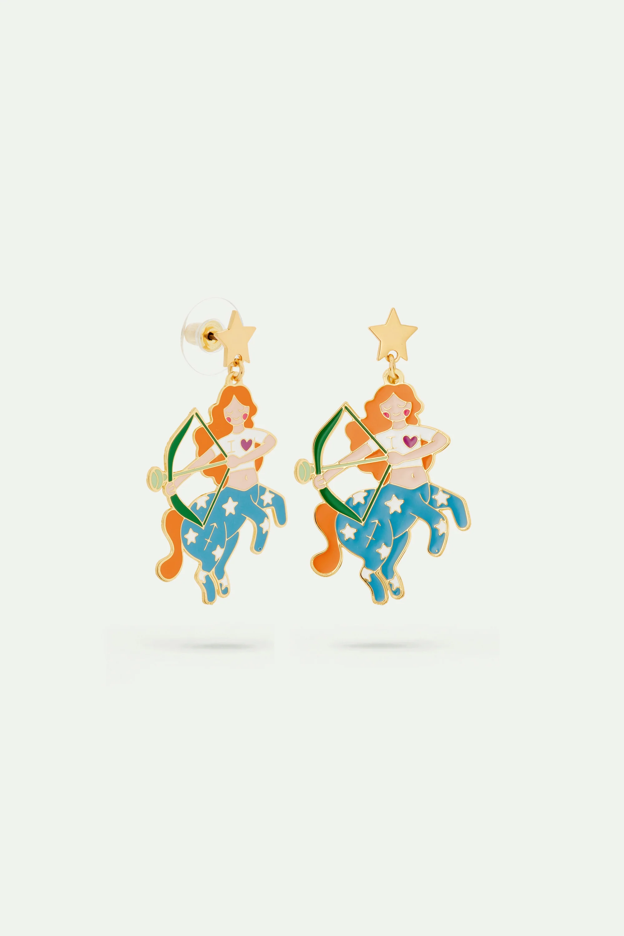 Boucles d'oreilles signe astrologique du sagittaire - Image 2