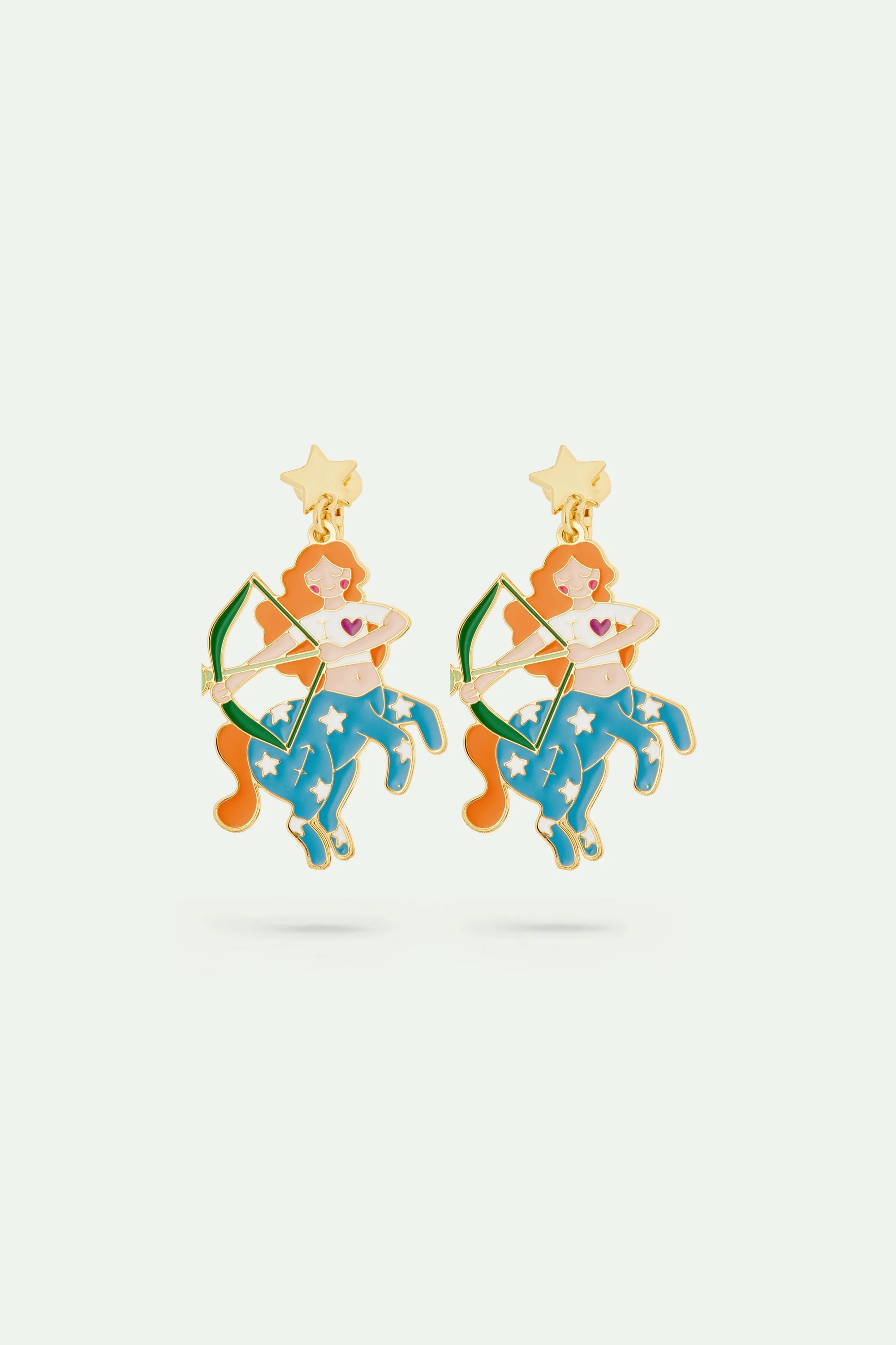 Boucles d'oreilles signe astrologique du sagittaire - Image 3