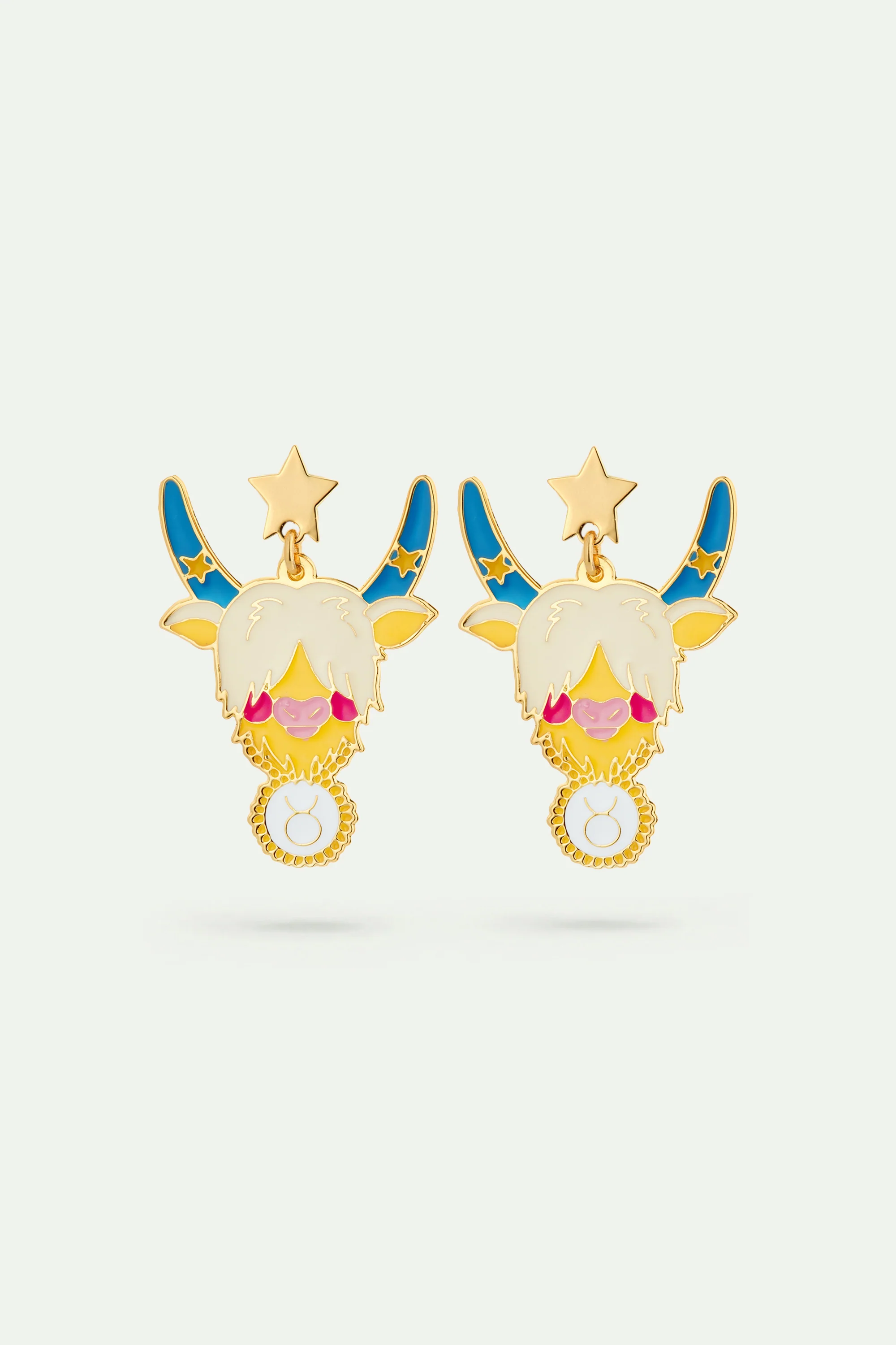 Boucles d'oreilles signe astrologique du taureau