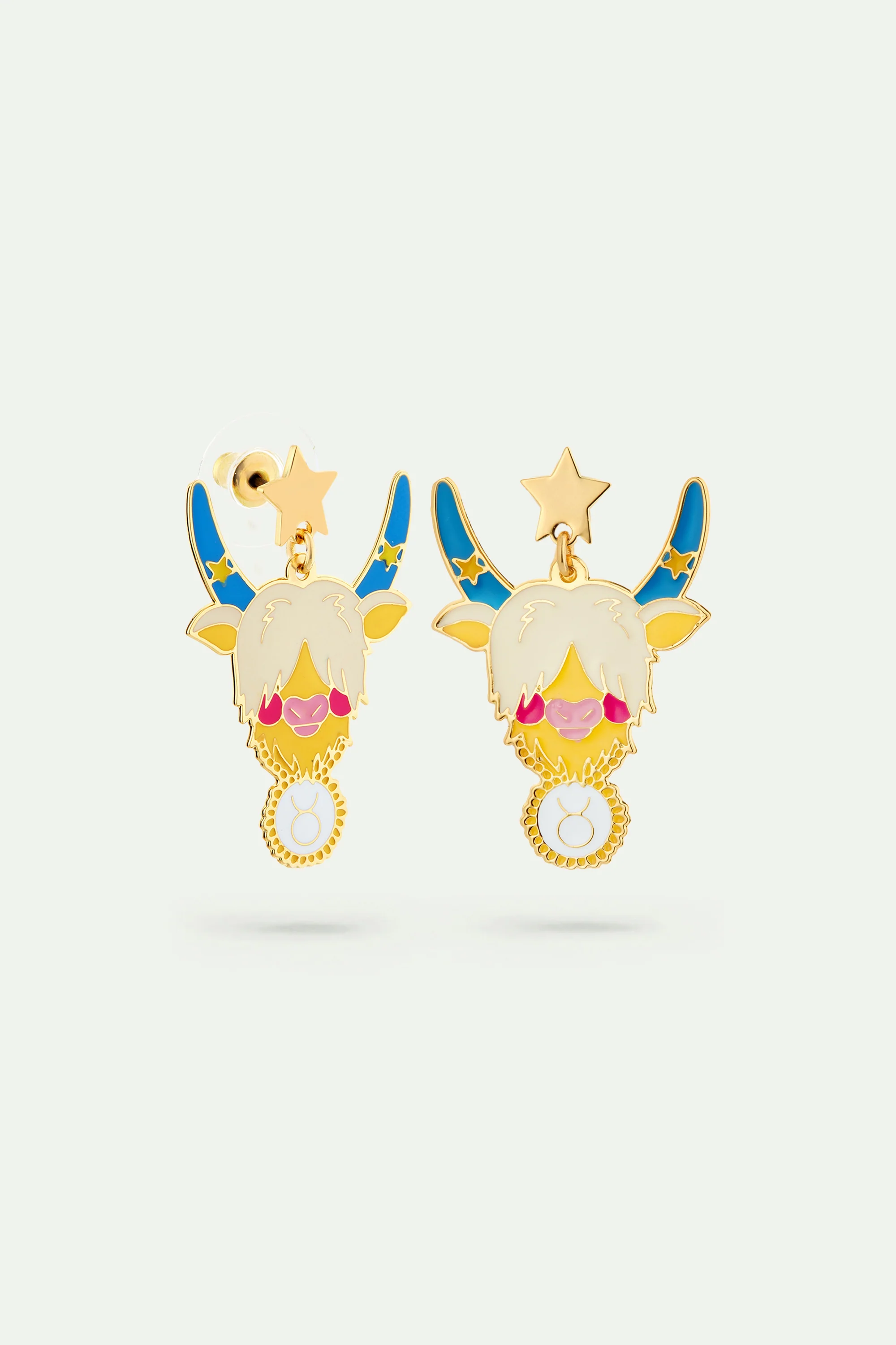 Boucles d'oreilles signe astrologique du taureau - Image 2