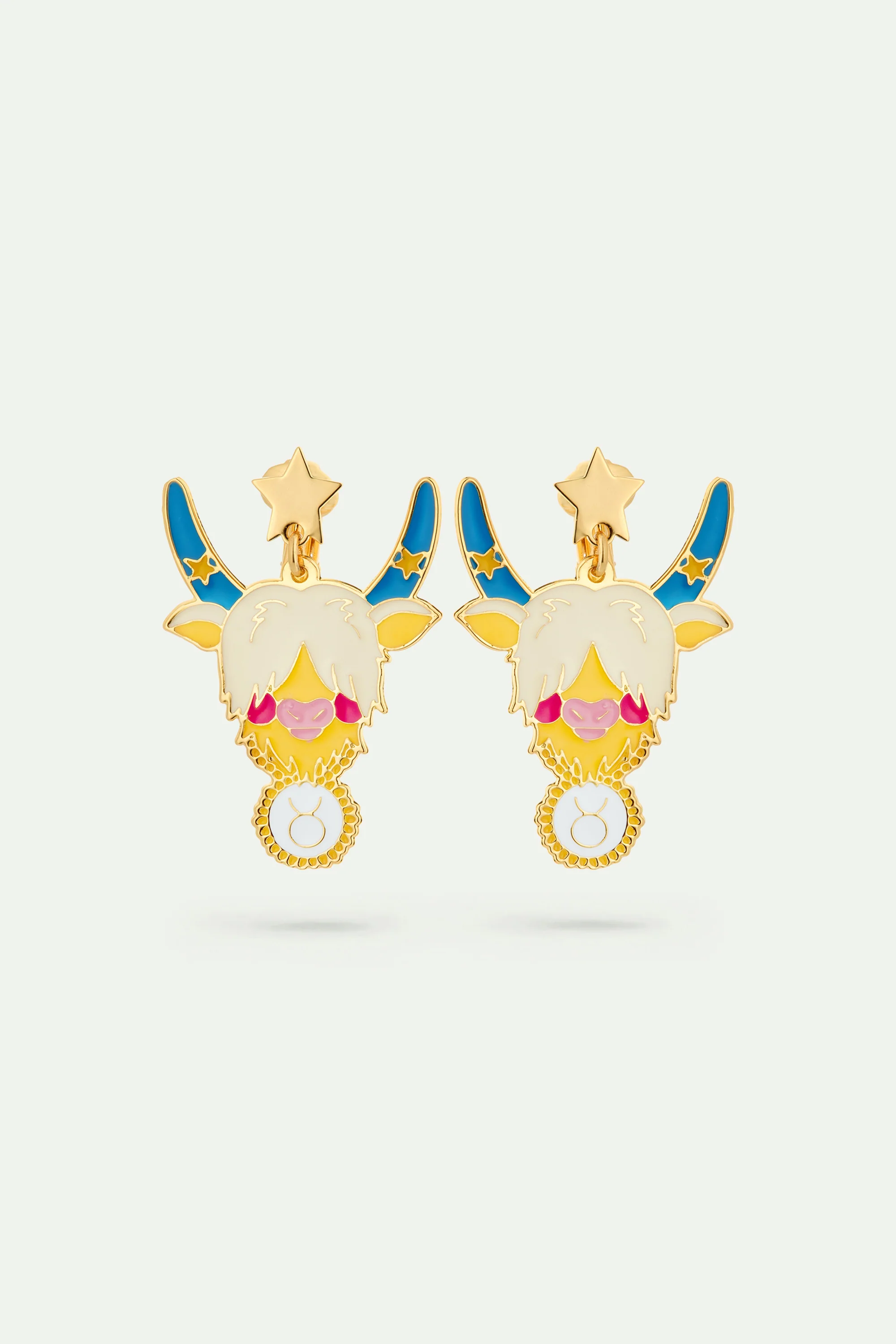 Boucles d'oreilles signe astrologique du taureau - Image 3