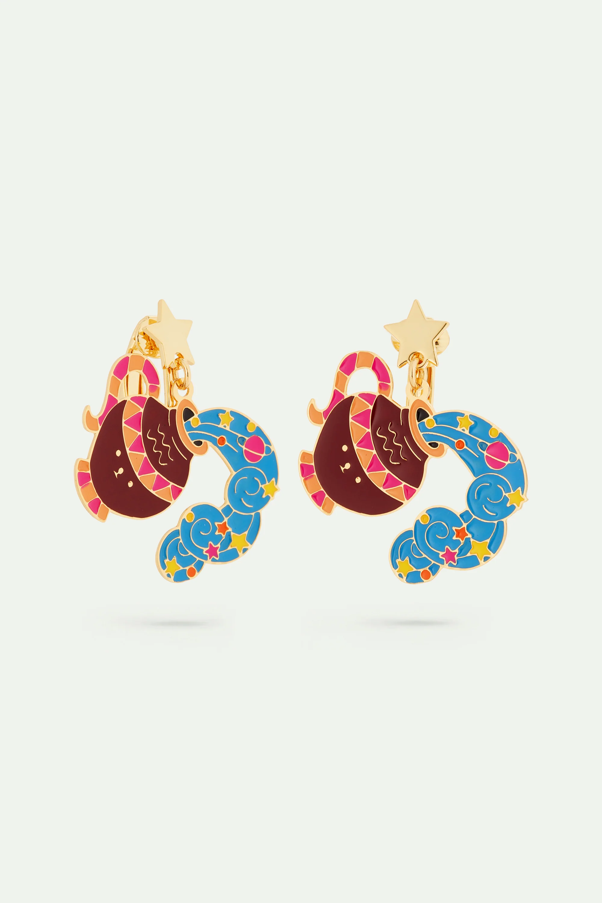 Boucles d'oreilles signe astrologique du verseau - Image 4