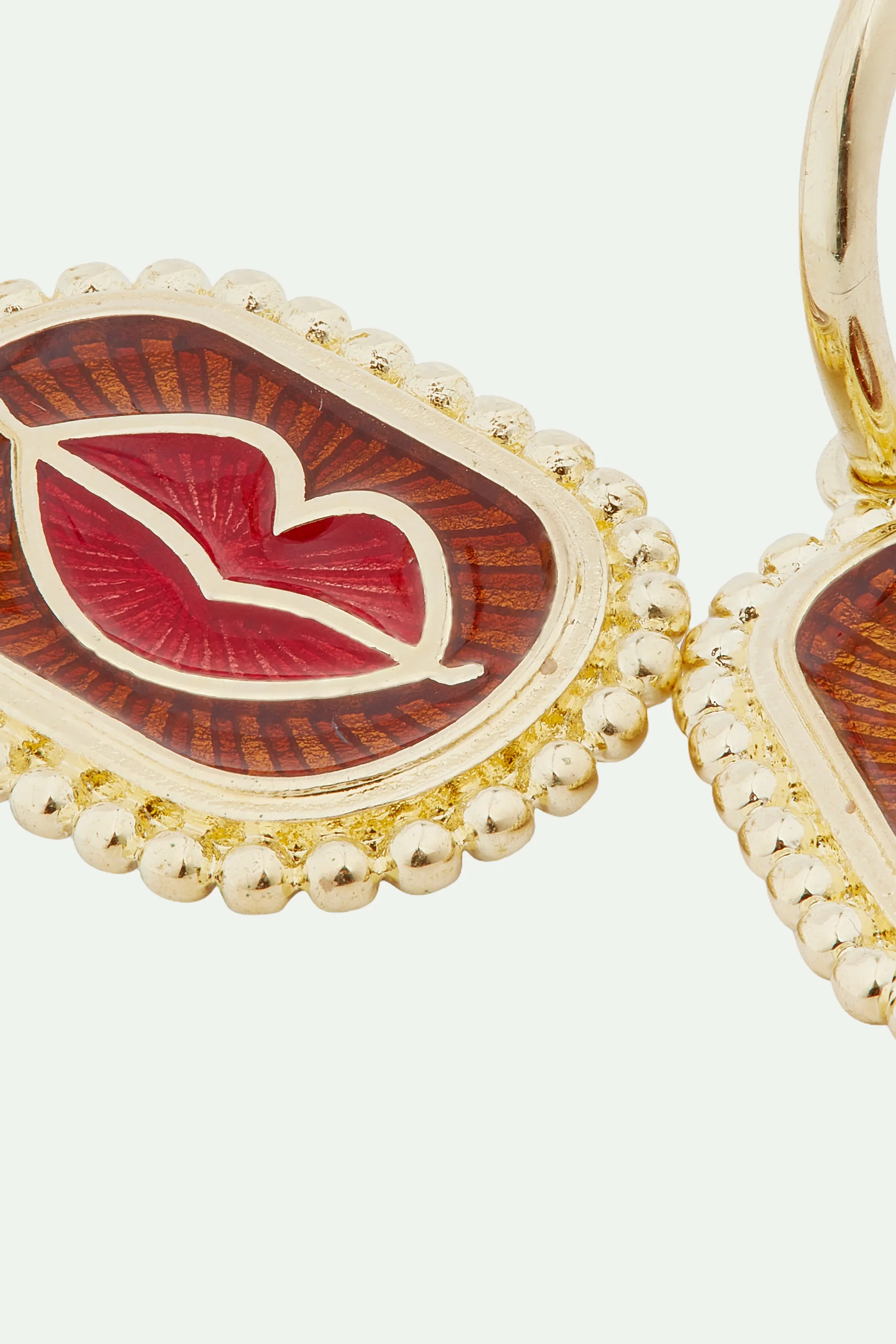 Boucles d'oreilles tiges asymétriques protection divine - Image 3