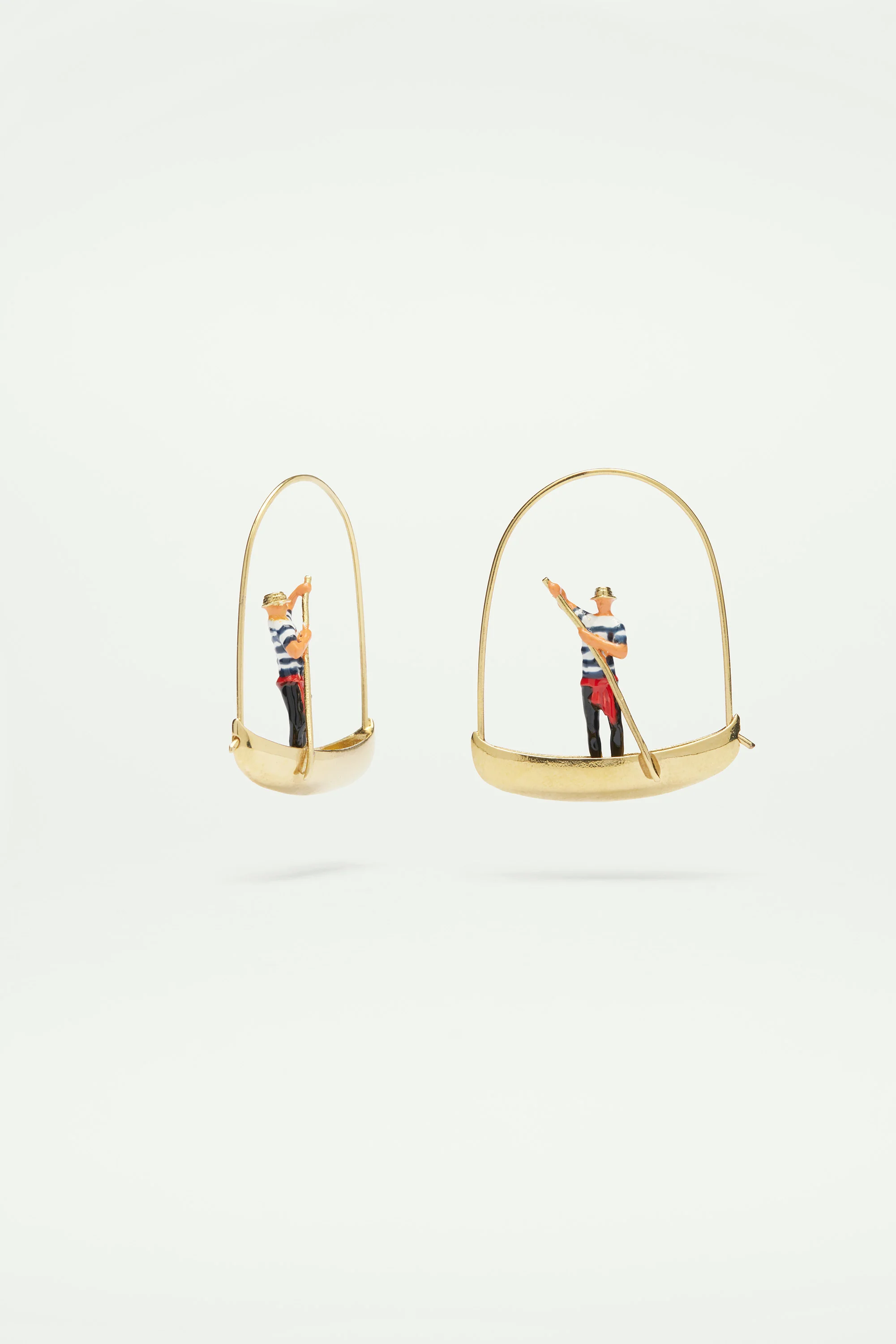 Boucles d'oreilles tiges batelier et gondole - Image 4