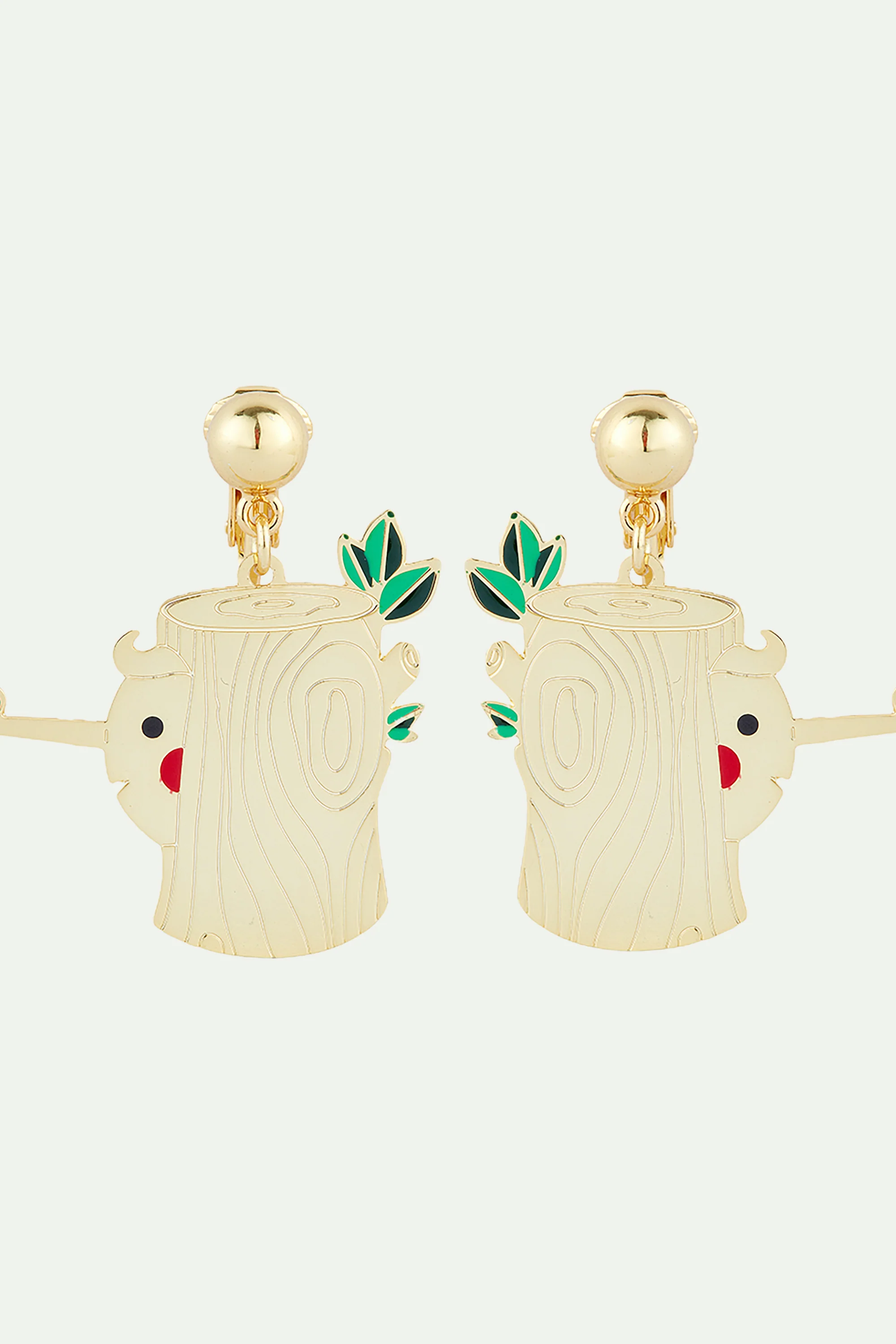 Boucles d'oreilles tiges buche et pinocchio