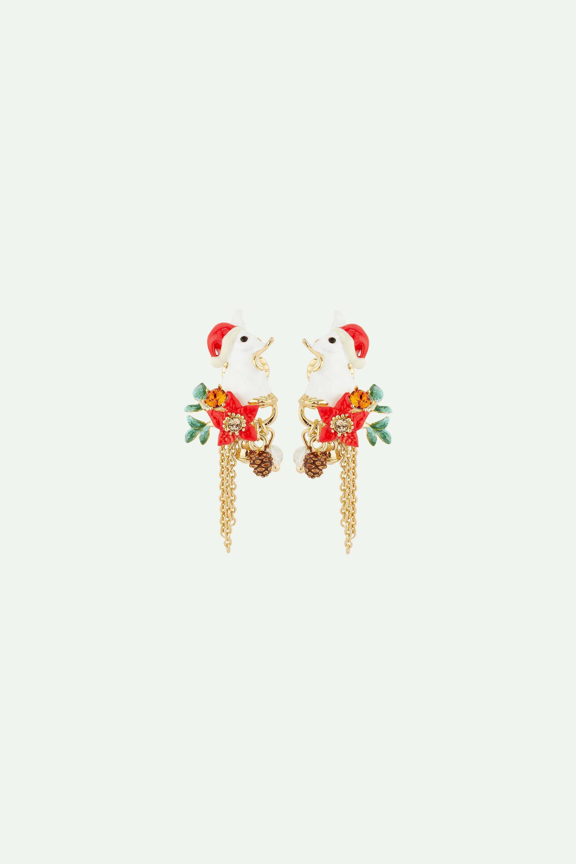 Boucles d'Oreilles Tiges Lapin Noël Enchanté - Image 2