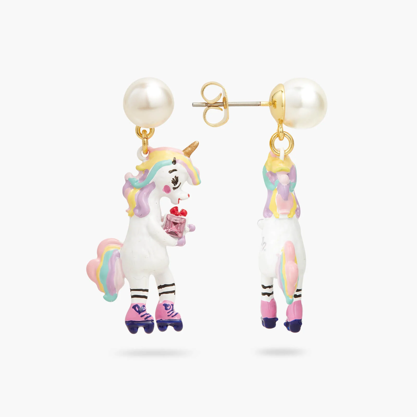Boucles d'Oreilles Tiges Licorne - Image 2