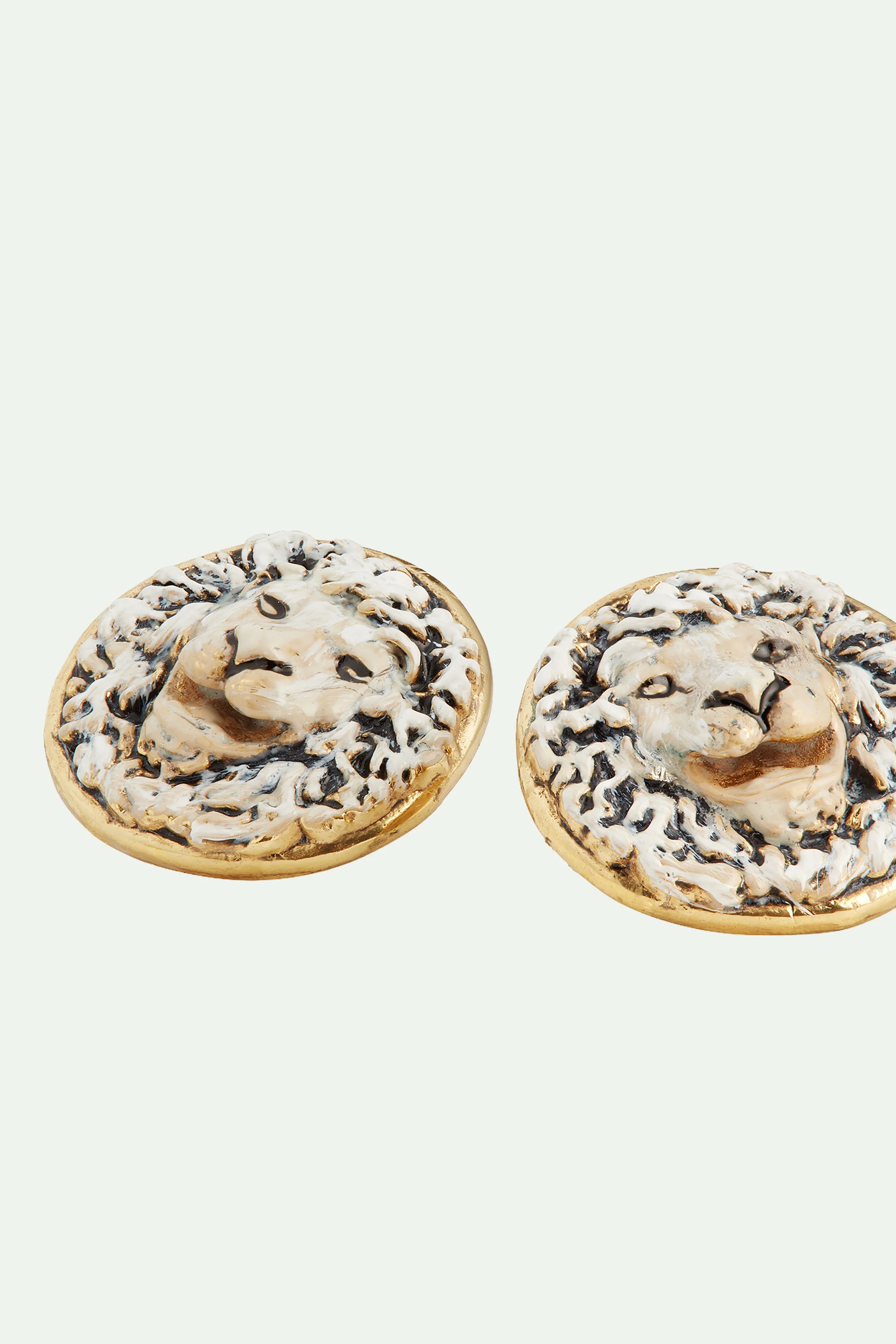 Boucles d'oreilles tiges lion de Saint-Marc - Image 4