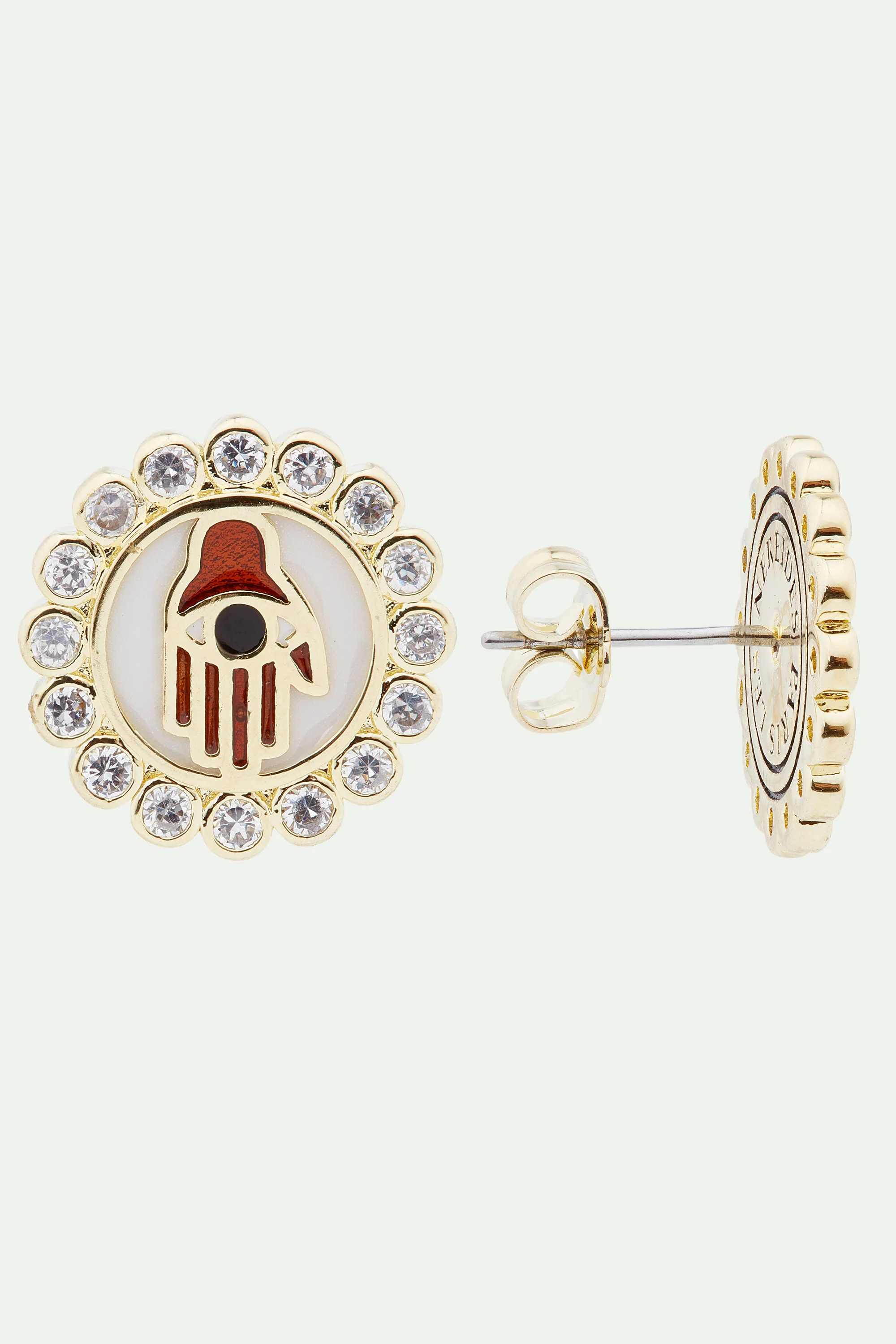 Boucles d'oreilles tiges main de Fatma - Image 2