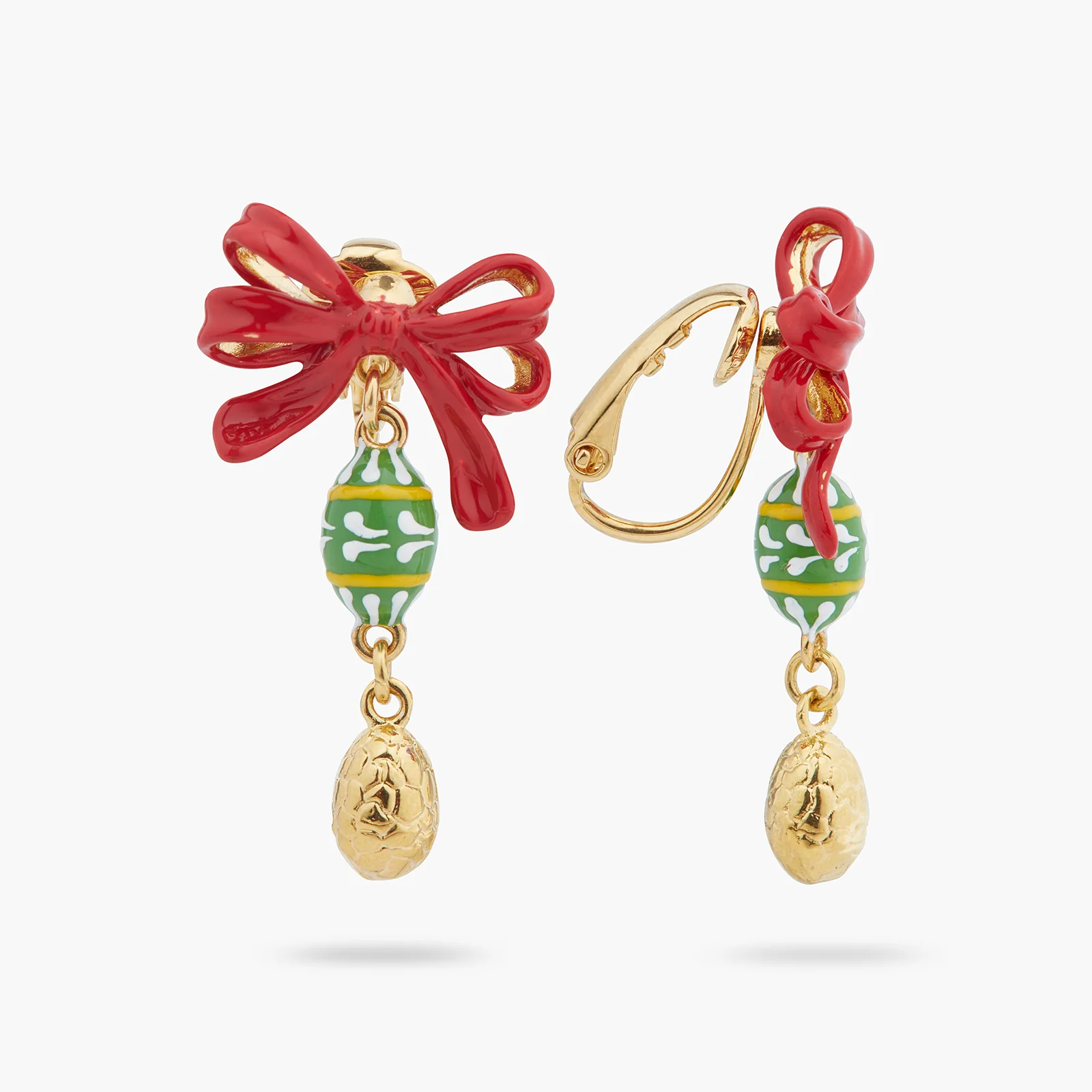 Boucles d'oreilles tiges œufs de Pâques - Image 3