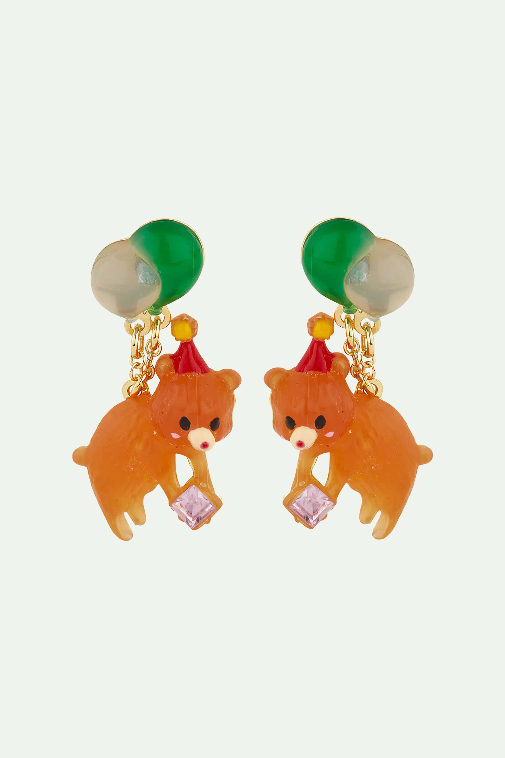 Boucles d'Oreilles Tiges Ourson