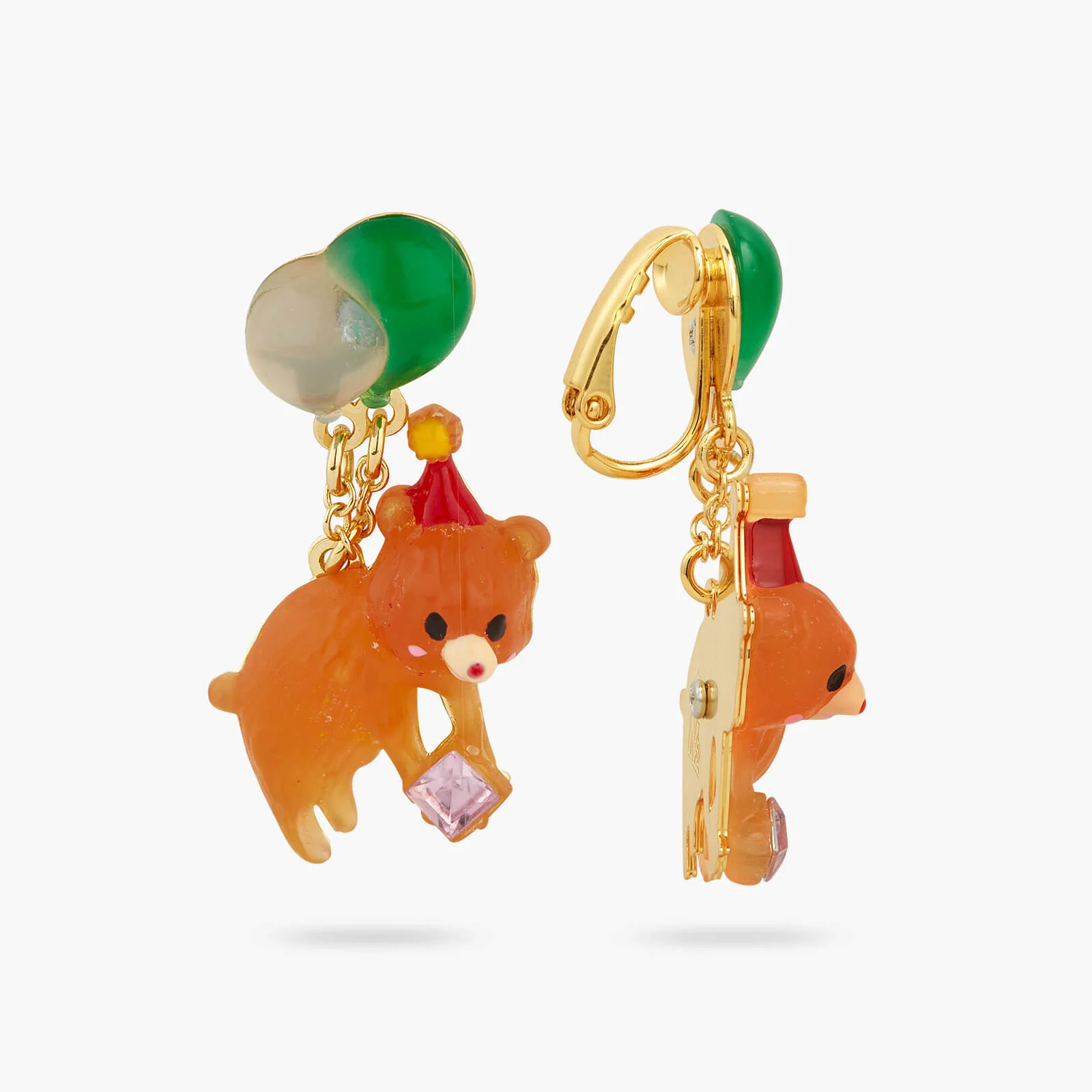 Boucles d'Oreilles Tiges Ourson - Image 3