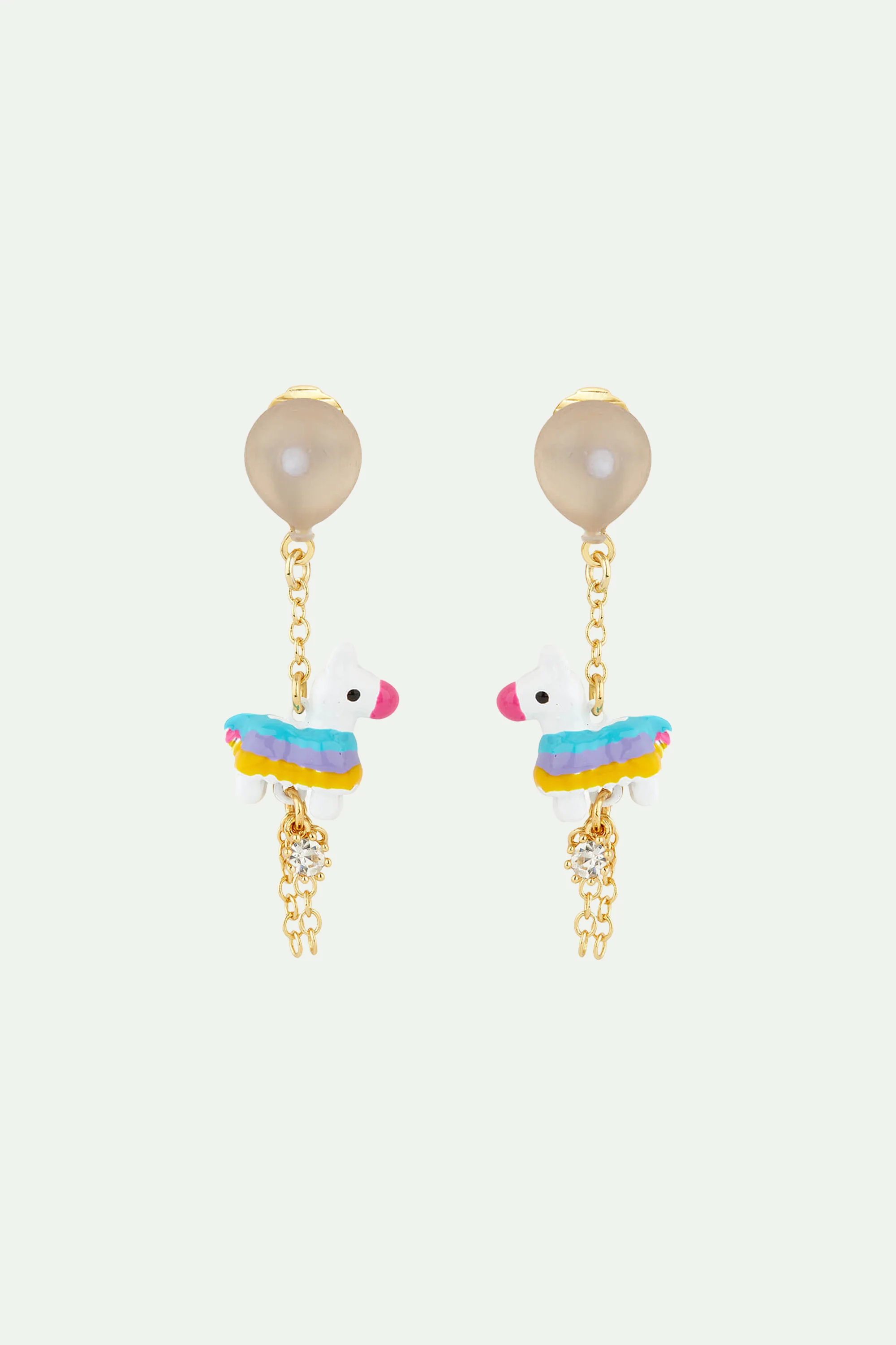 Boucles d'Oreilles Tiges Piñata et Ballon