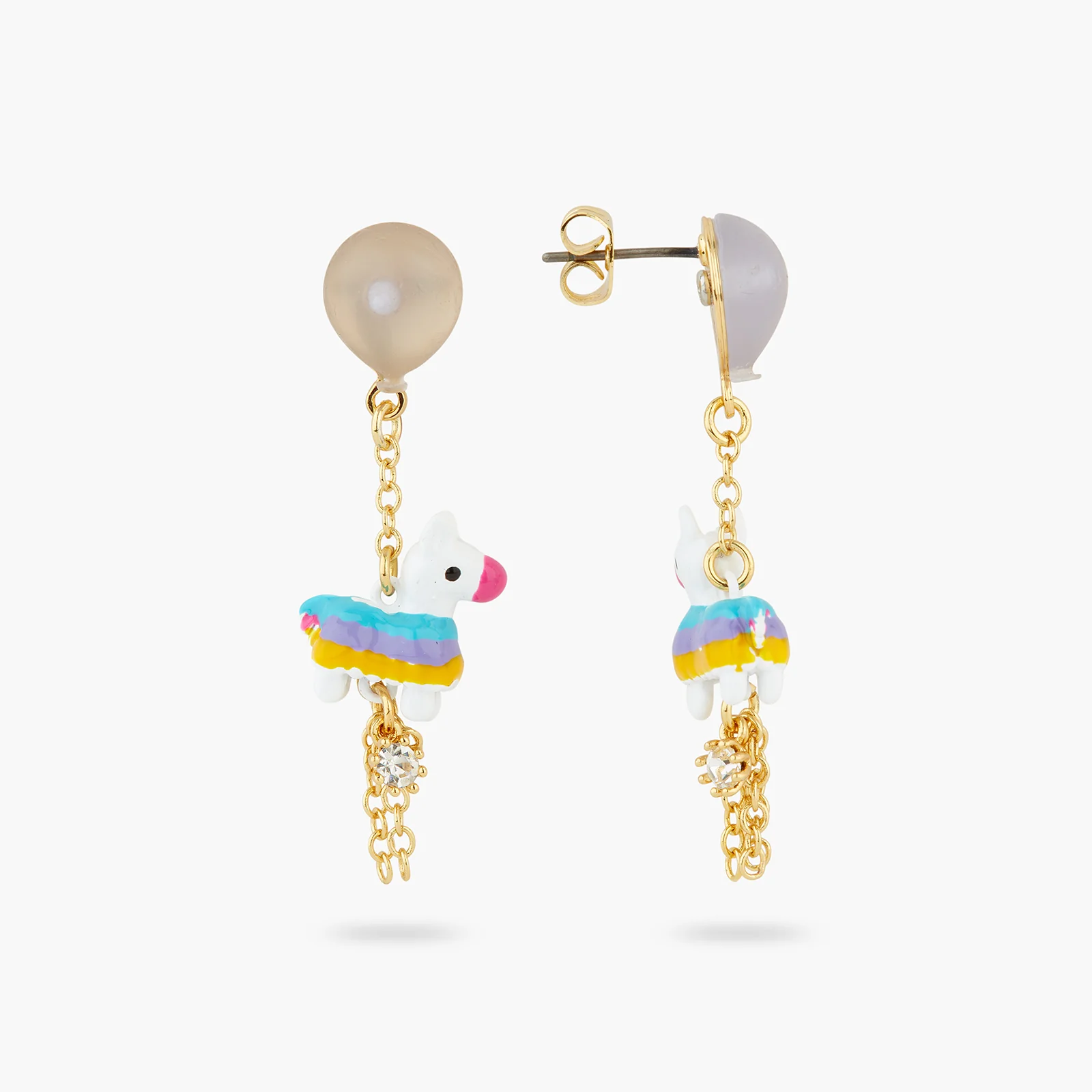 Boucles d'Oreilles Tiges Piñata et Ballon - Image 2