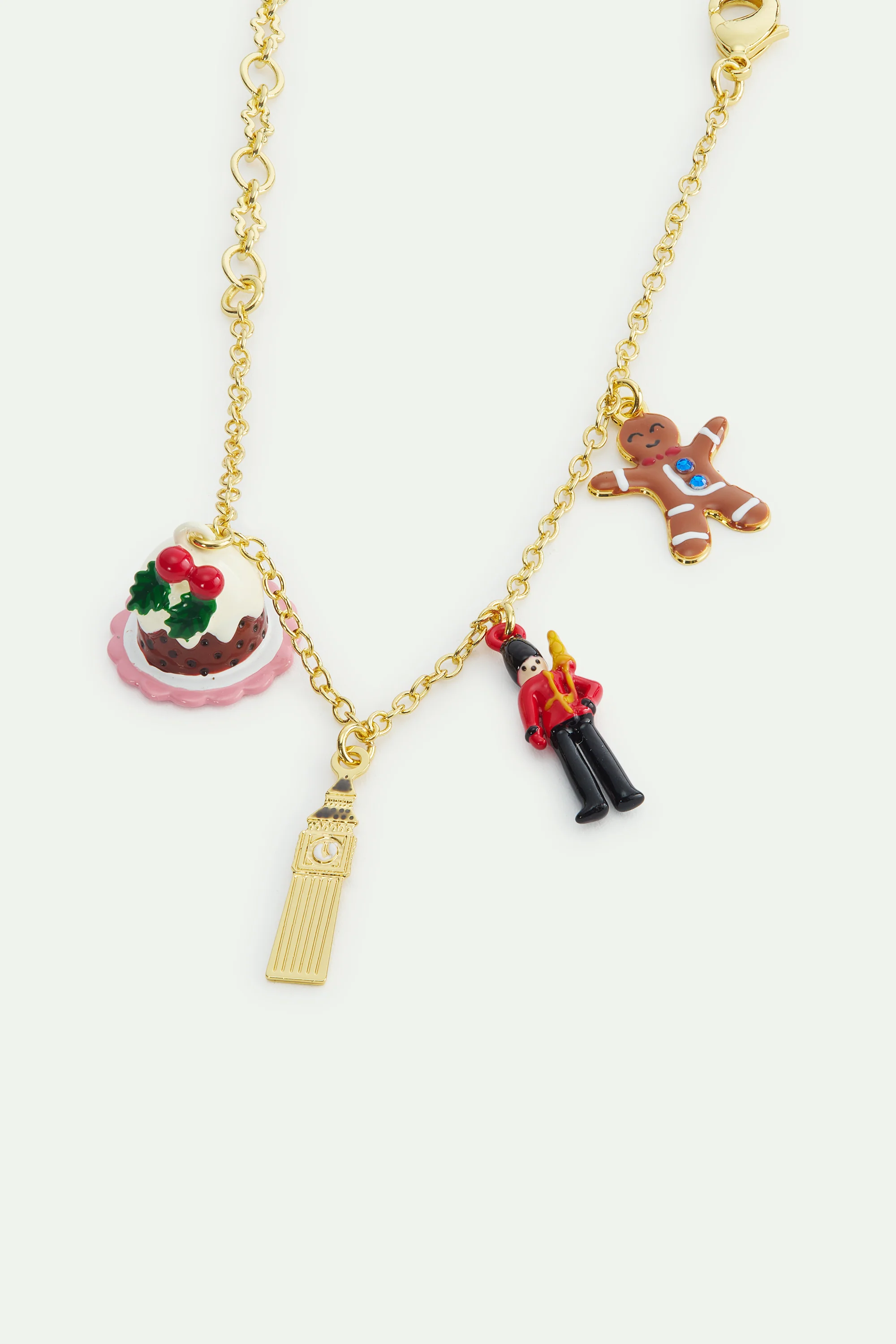 Bracelet charm's pudding, Big ben, garde du roi et pain d'épice - Image 3